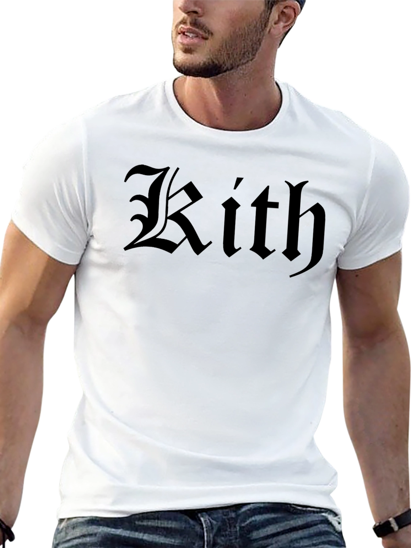 Kith Gothic Logo Black T-Shirt
