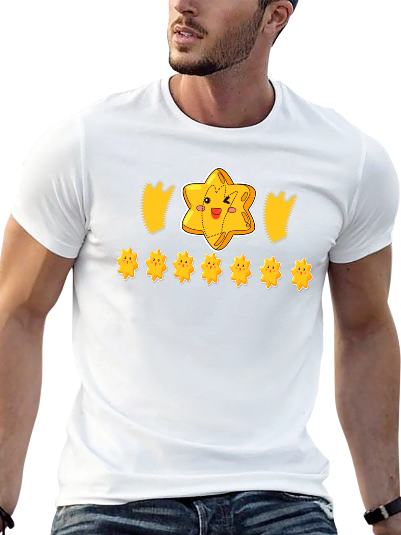 Kawaii Star T-Shirt - Cute Cartoon Style