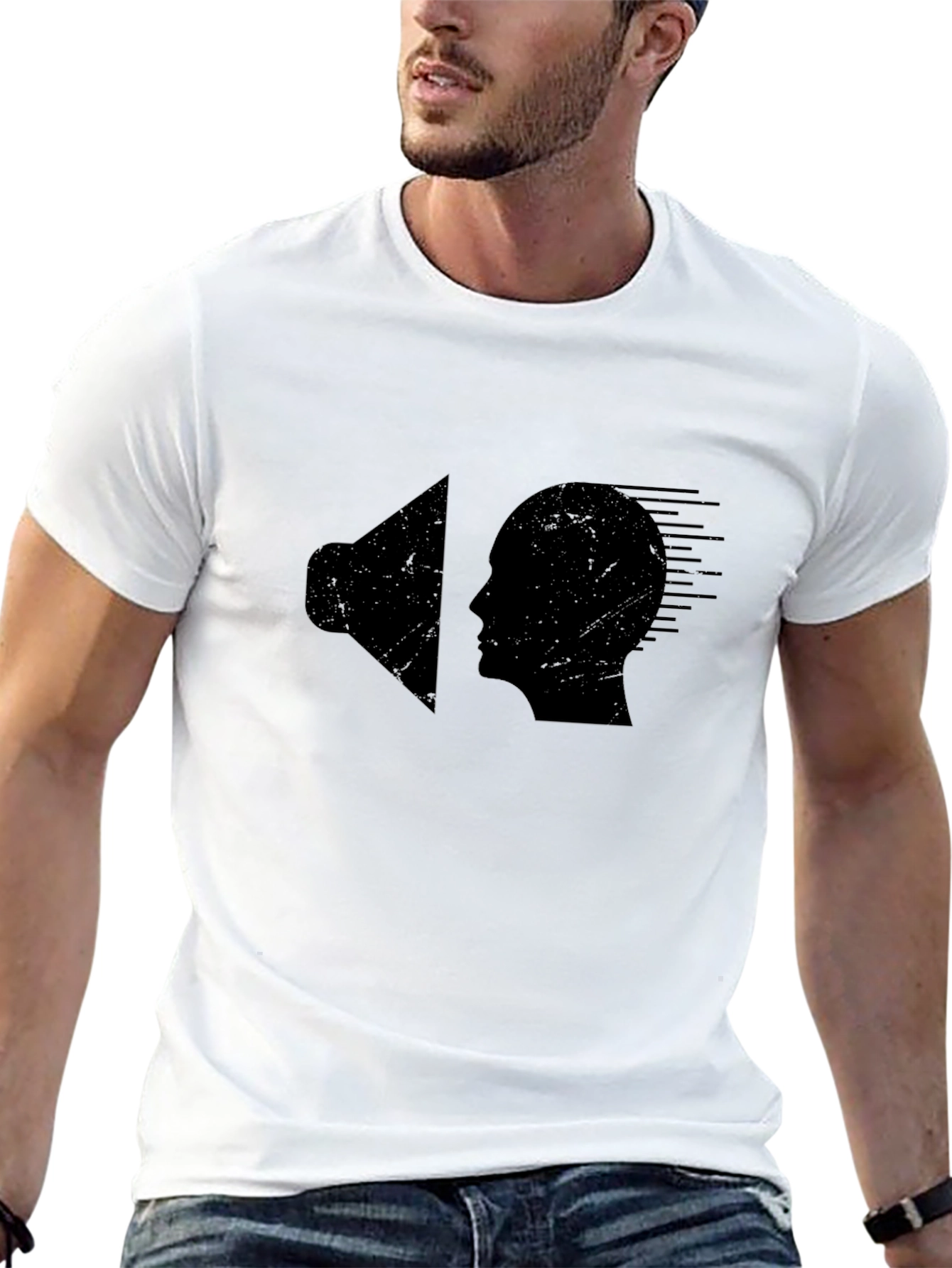 Black T-Shirt with Sound Mind Design