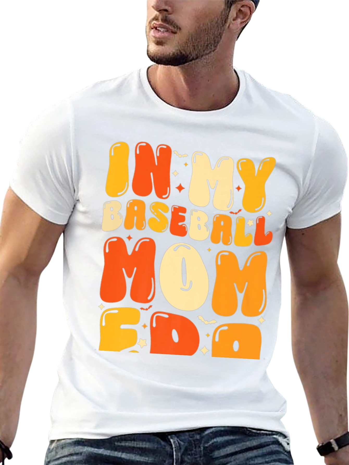 Baseball Mom T-Shirt - Graphic Print