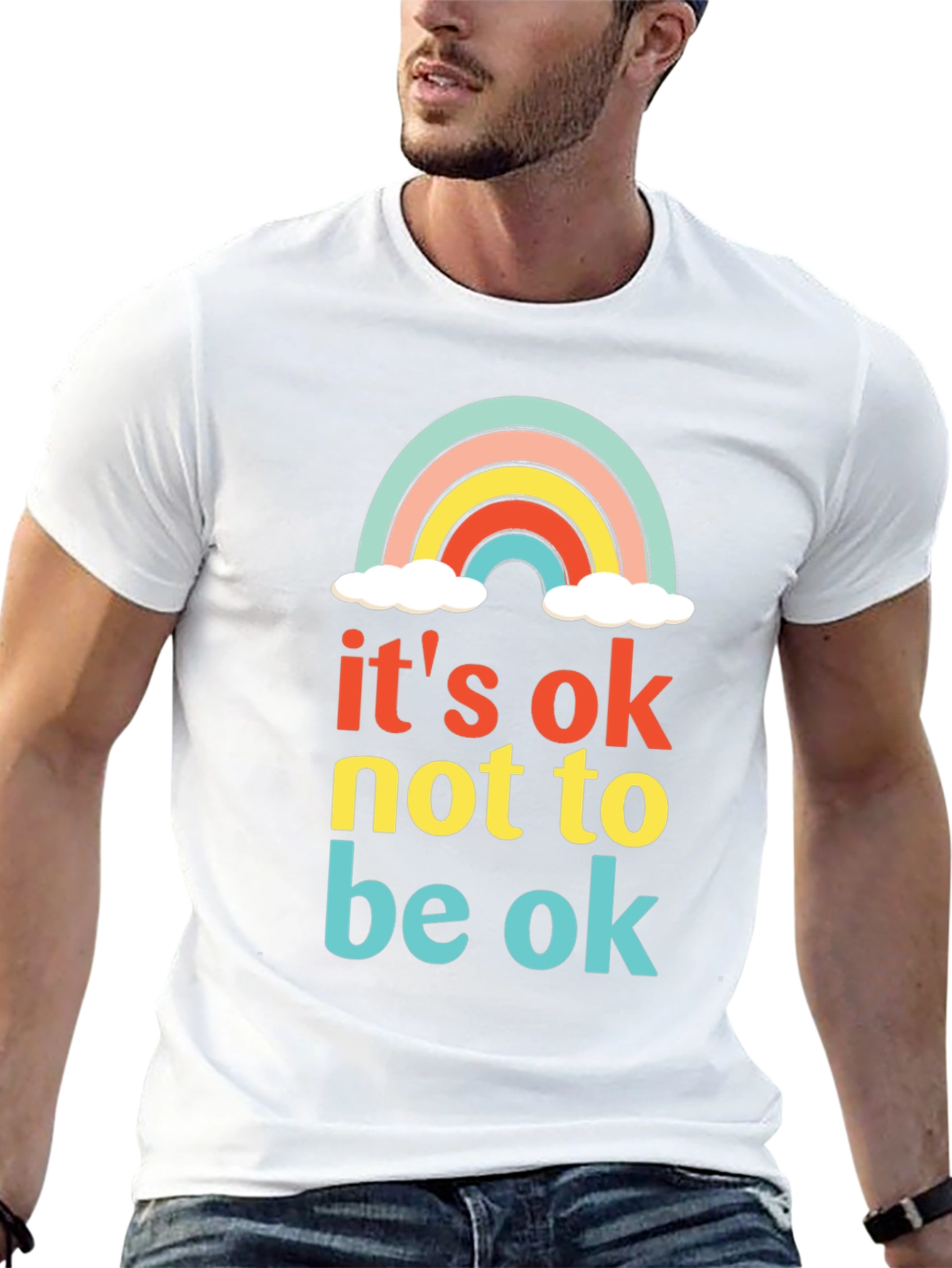Its Ok Not to Be Ok Rainbow T-Shirt