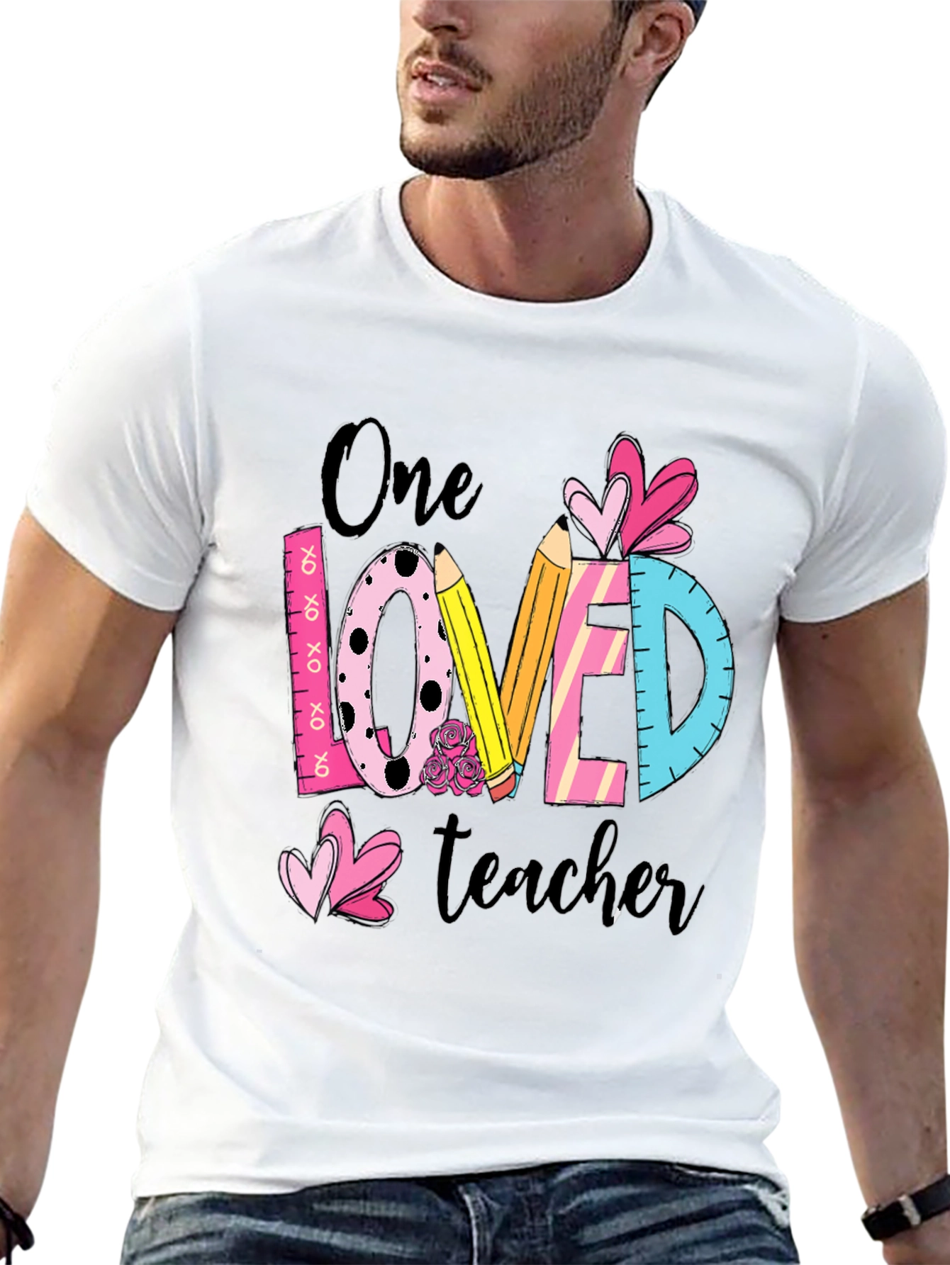 One Loved Teacher T-Shirt Teacher Appreciation Gift