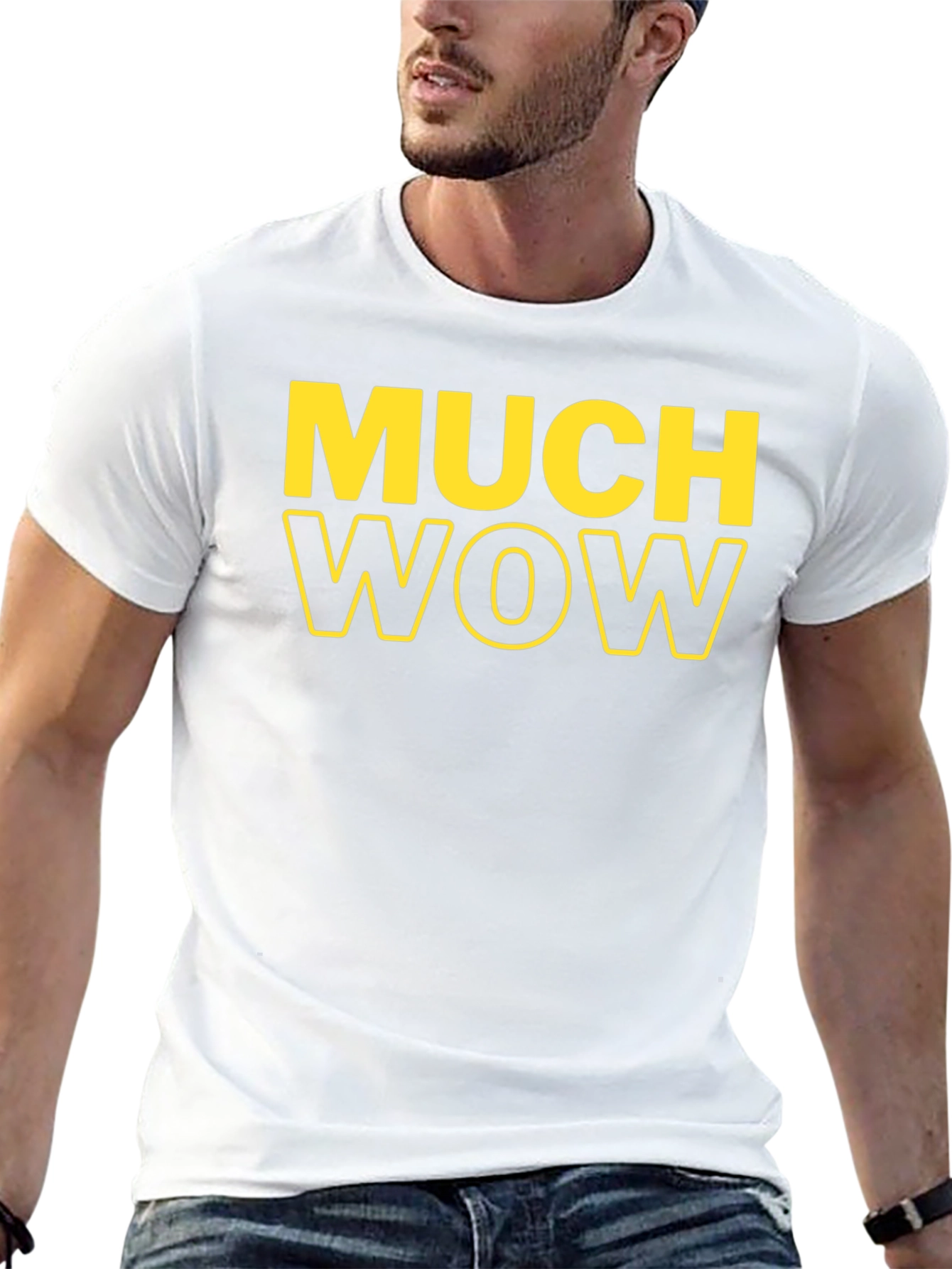 Much Wow Graphic T-Shirt - Funny Doge Meme Tee
