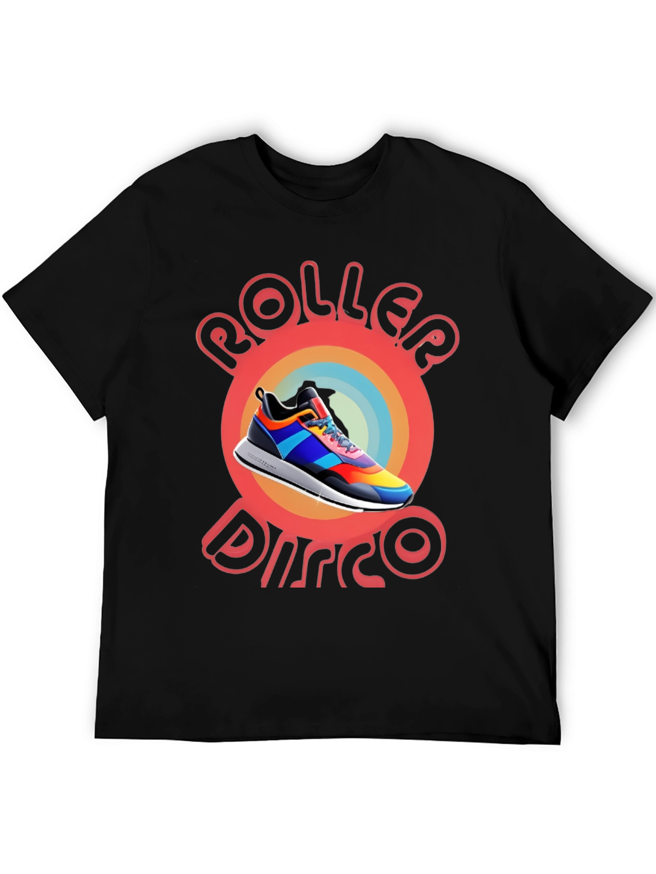 Roller Disco Graphic Tee - Retro Skate Style