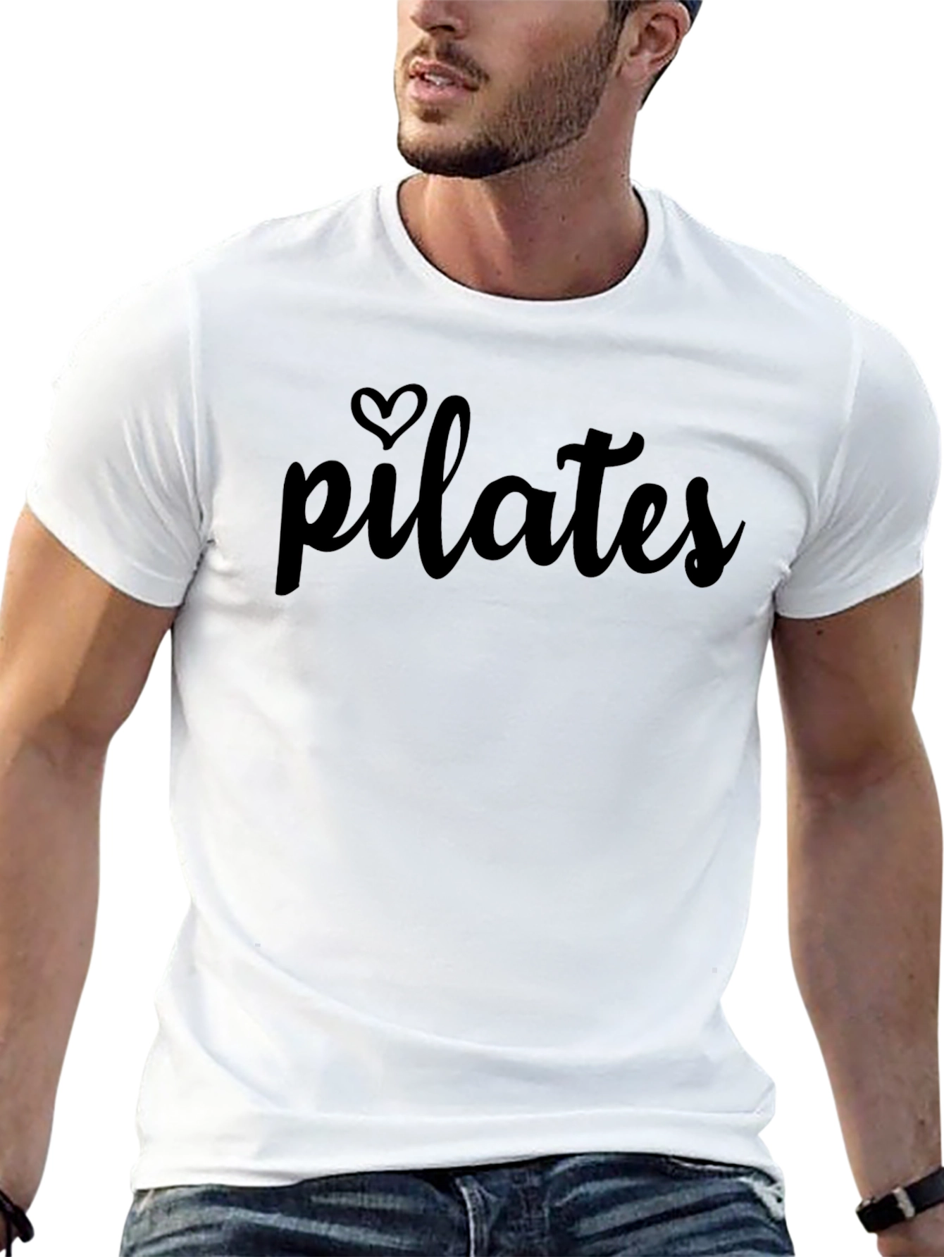 Pilates Heart Graphic Tee - Casual Comfort