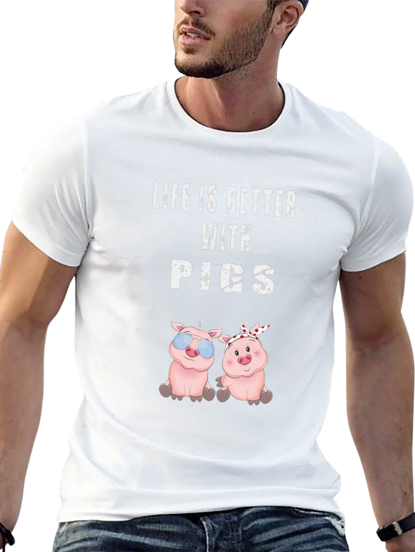Life is Better with Pigs T-Shirt