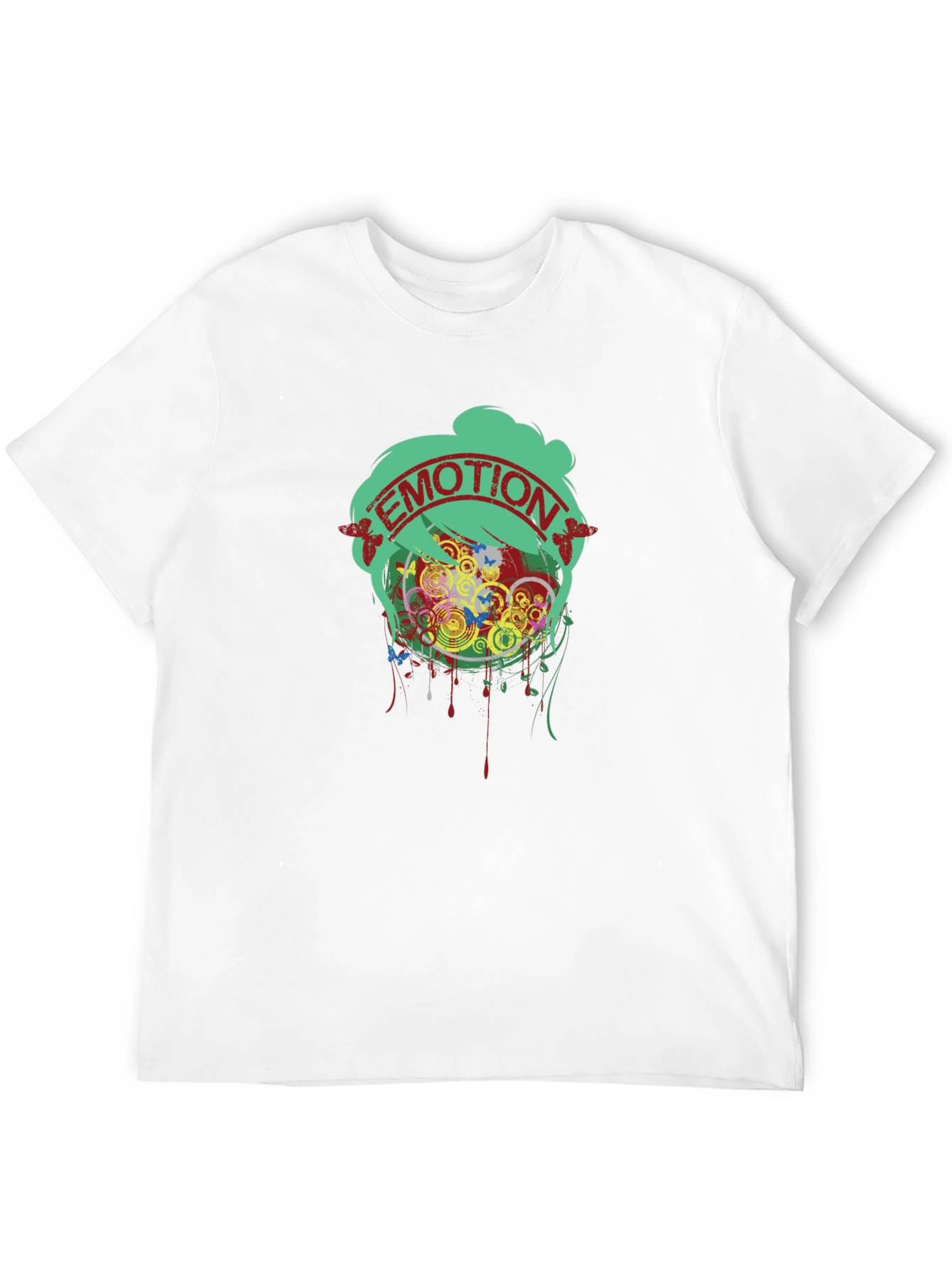Emotion Graphic Tee - Unique Artistic Design