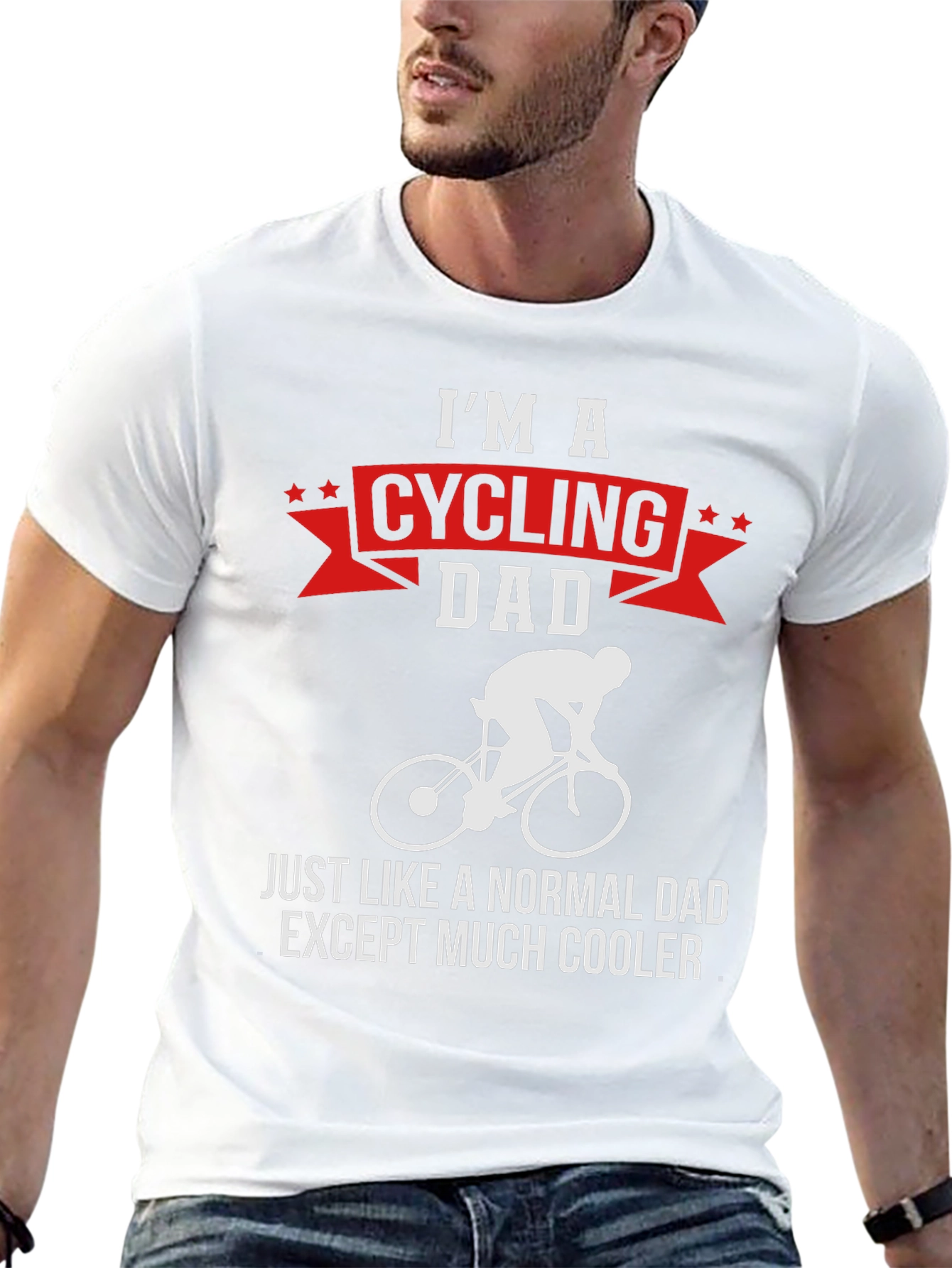 Cycling Dad T-Shirt: Cool Dad Gift!