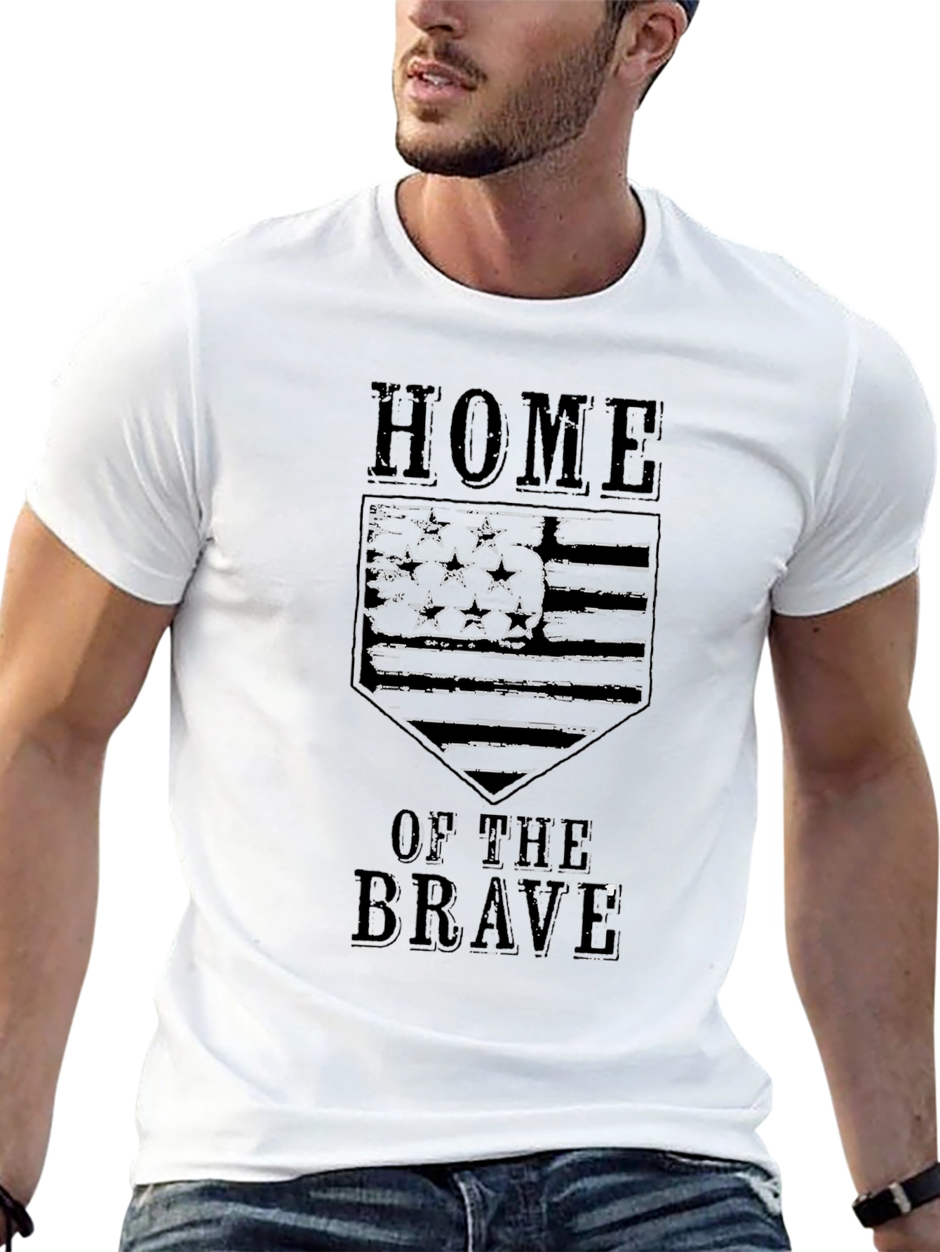 Home of the Brave Graphic T-Shirt