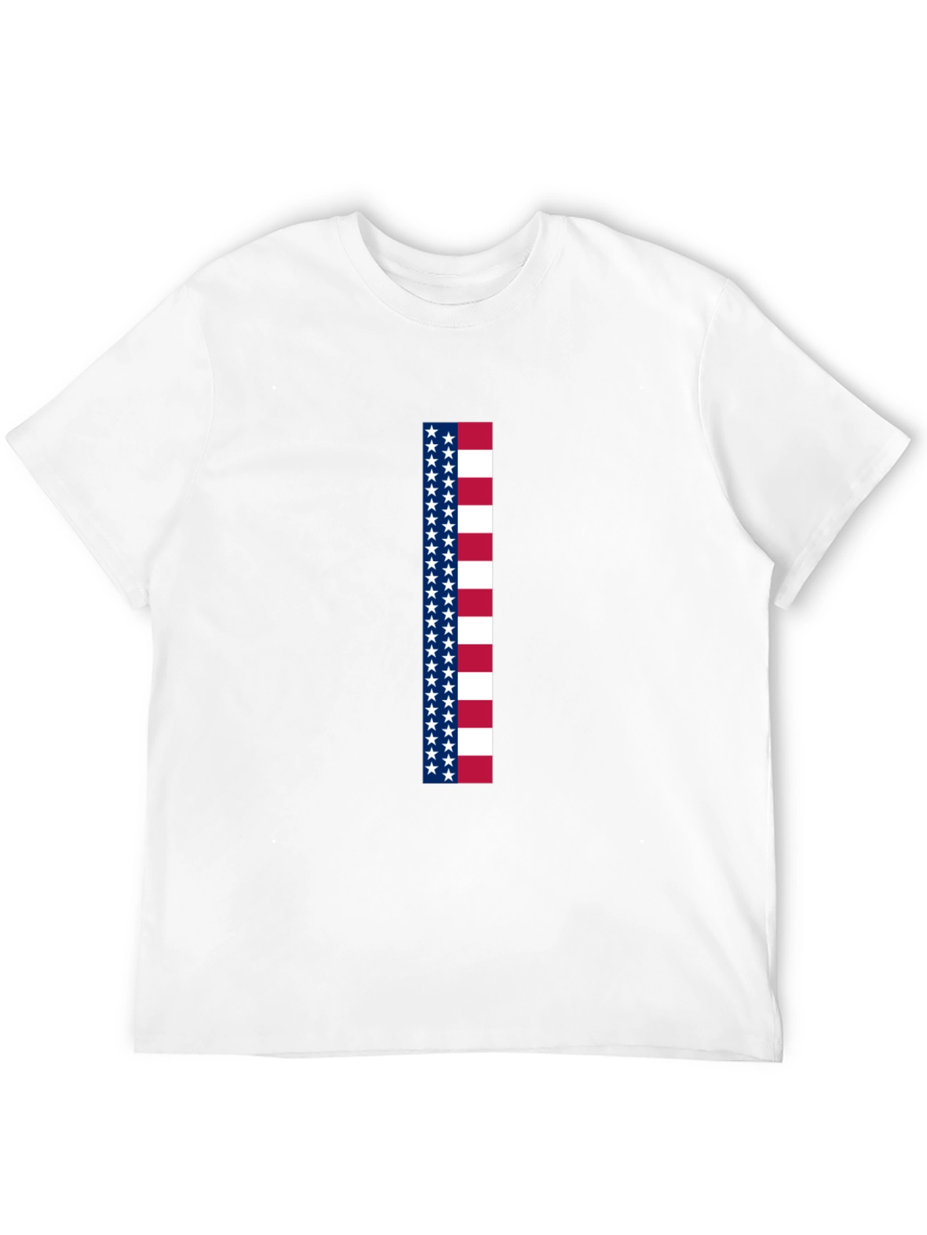 American Flag Stripe Graphic Tee