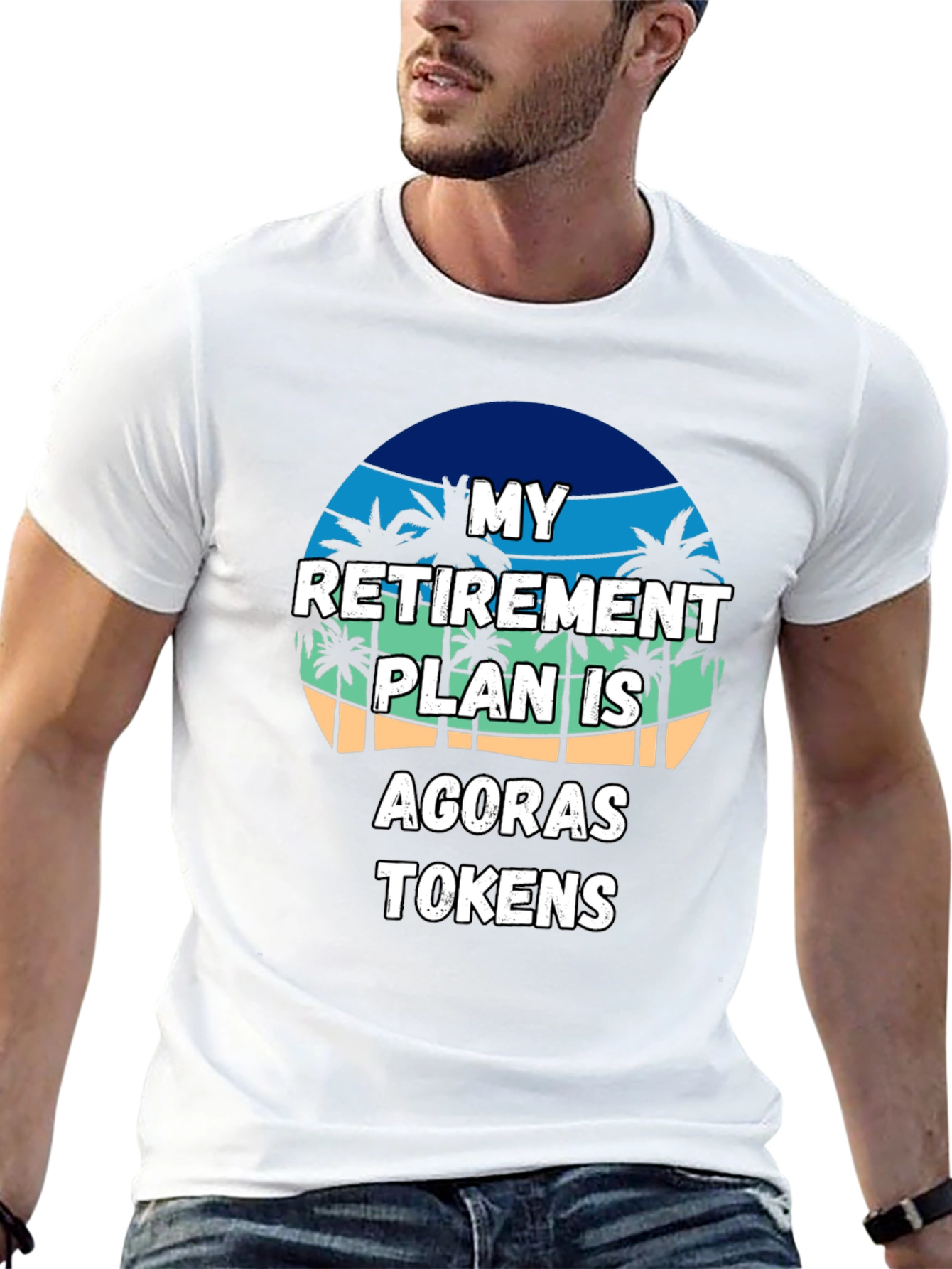 My Retirement Plan Agoras Tokens Black T-Shirt
