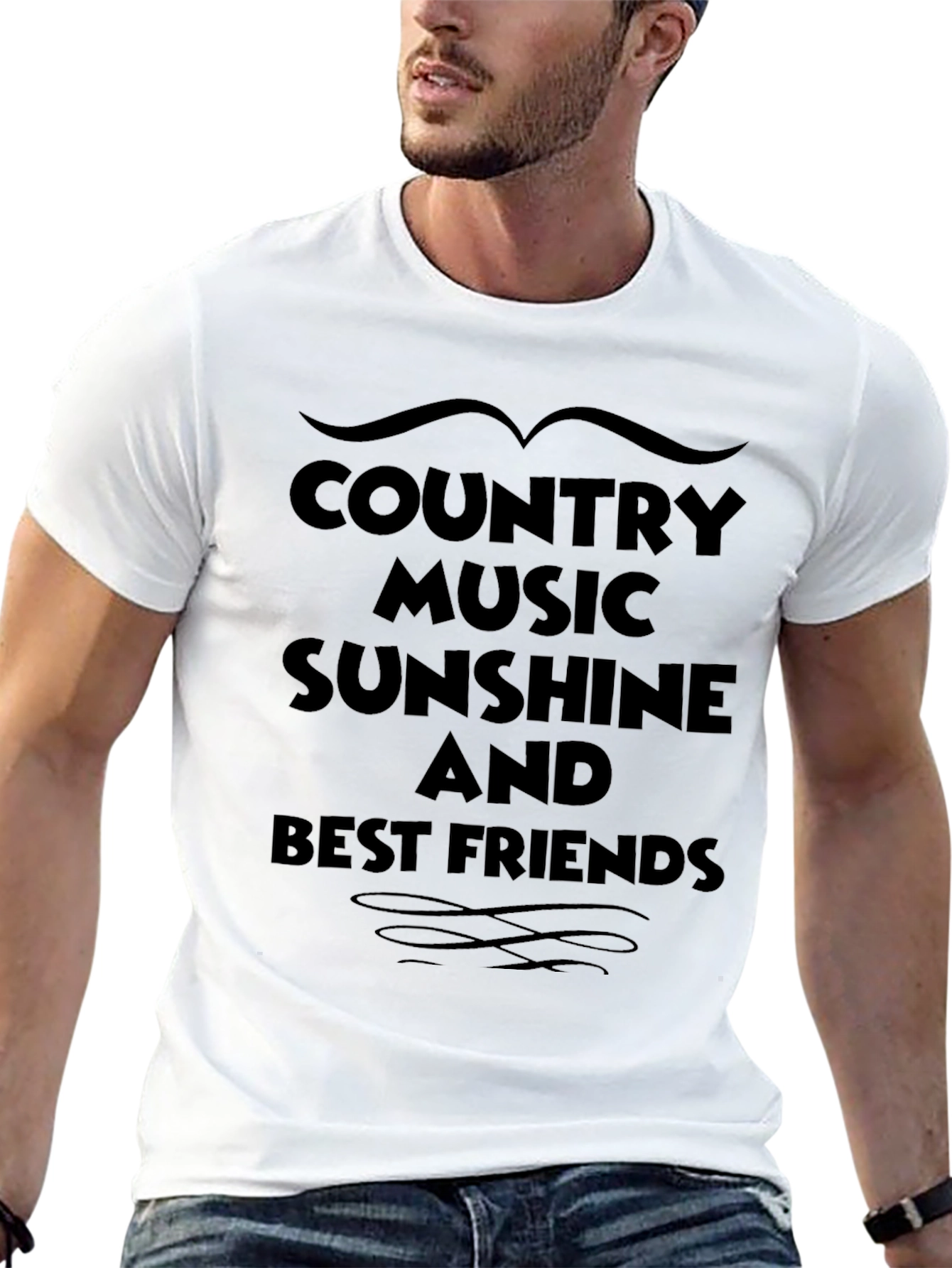 Country Music Sunshine & Best Friends Graphic Tee