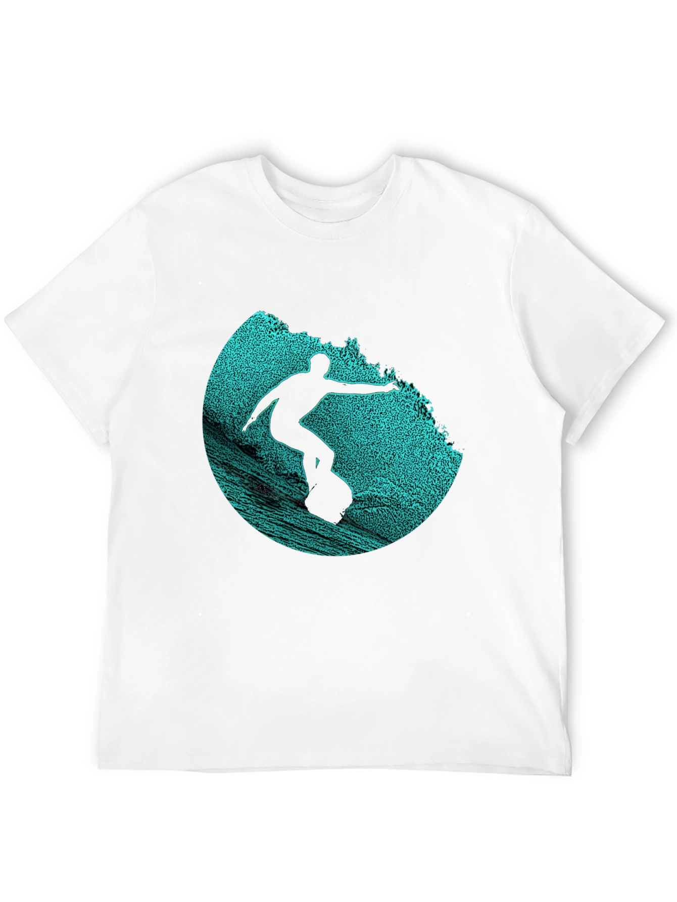 Surfer Graphic Print Crew Neck T-Shirt