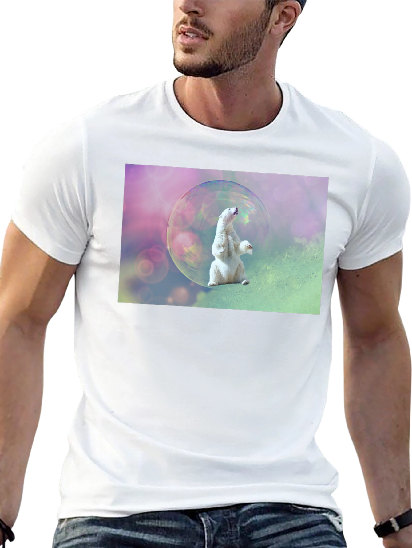 Polar Bear Bubble T-Shirt