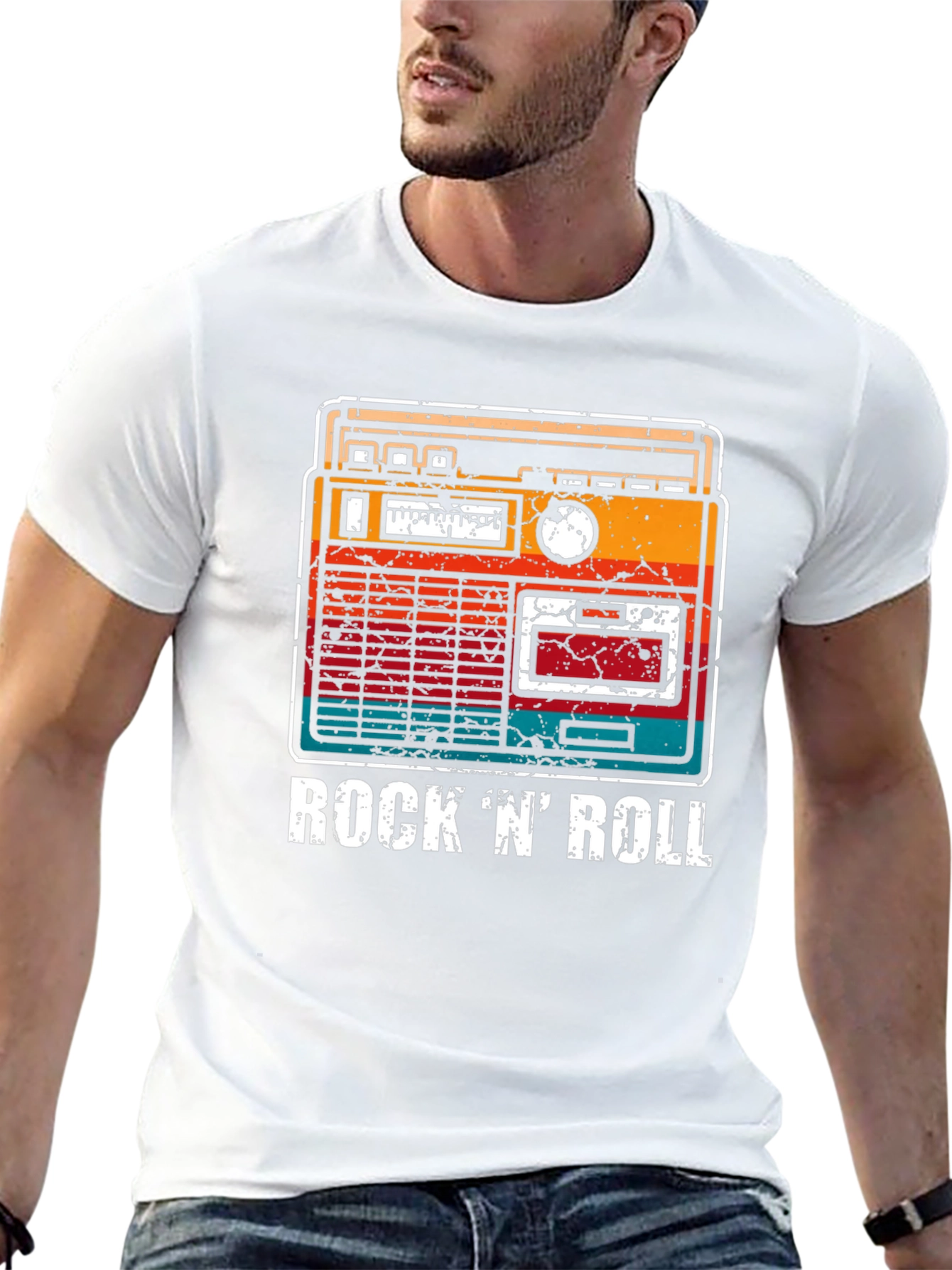 Retro Rock N Roll Radio T-Shirt