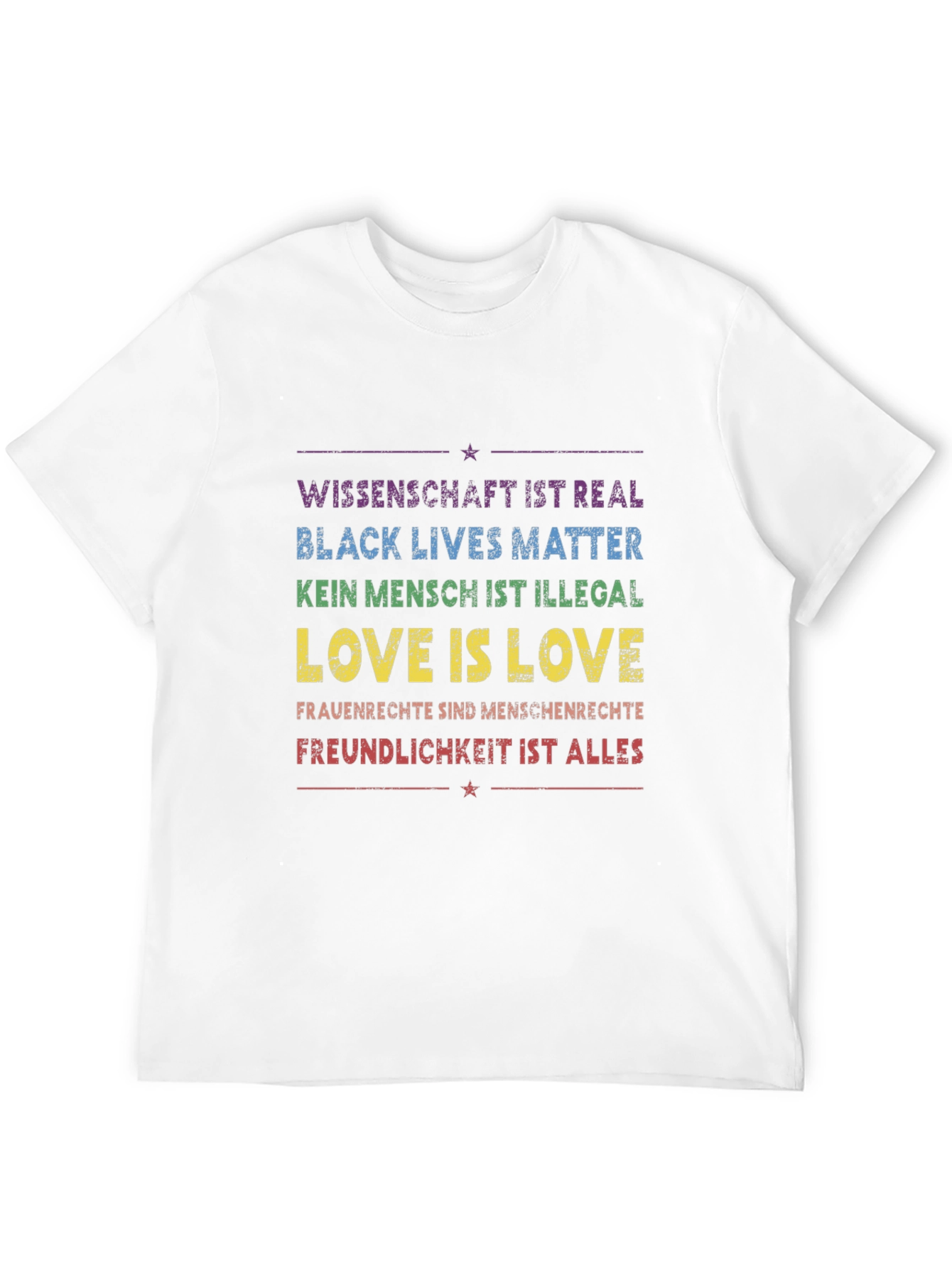Equality Statement Tee: Science Love Rights