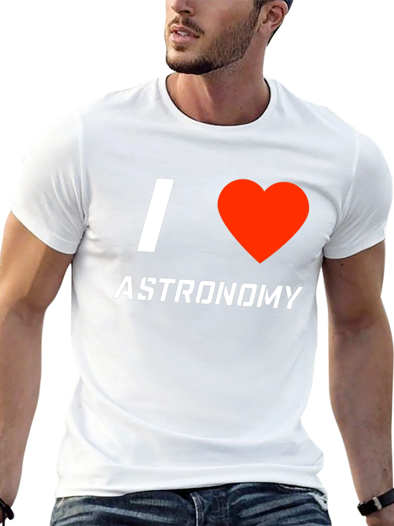 I Heart Astronomy Black T-Shirt