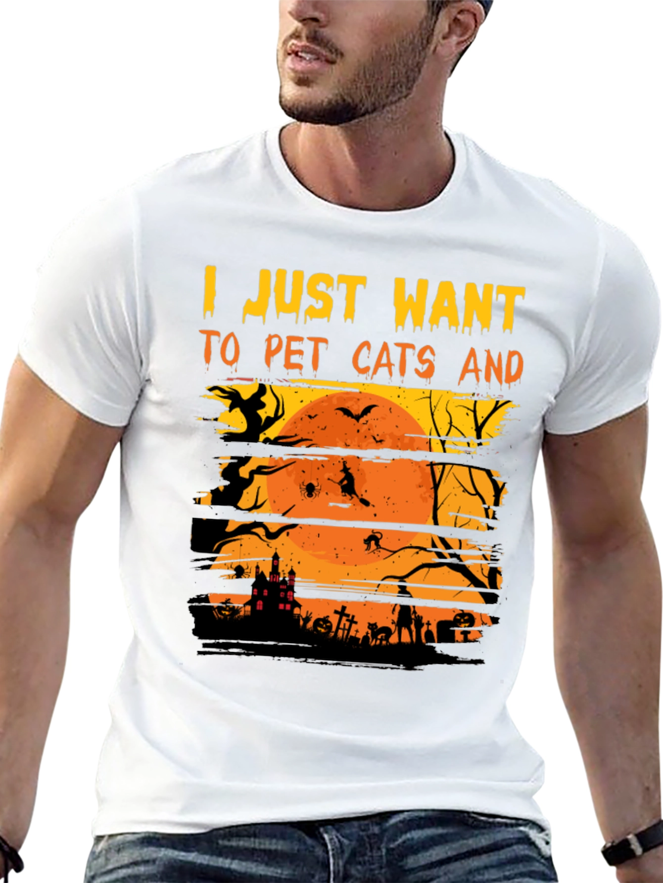 Halloween Cat Lover T-Shirt