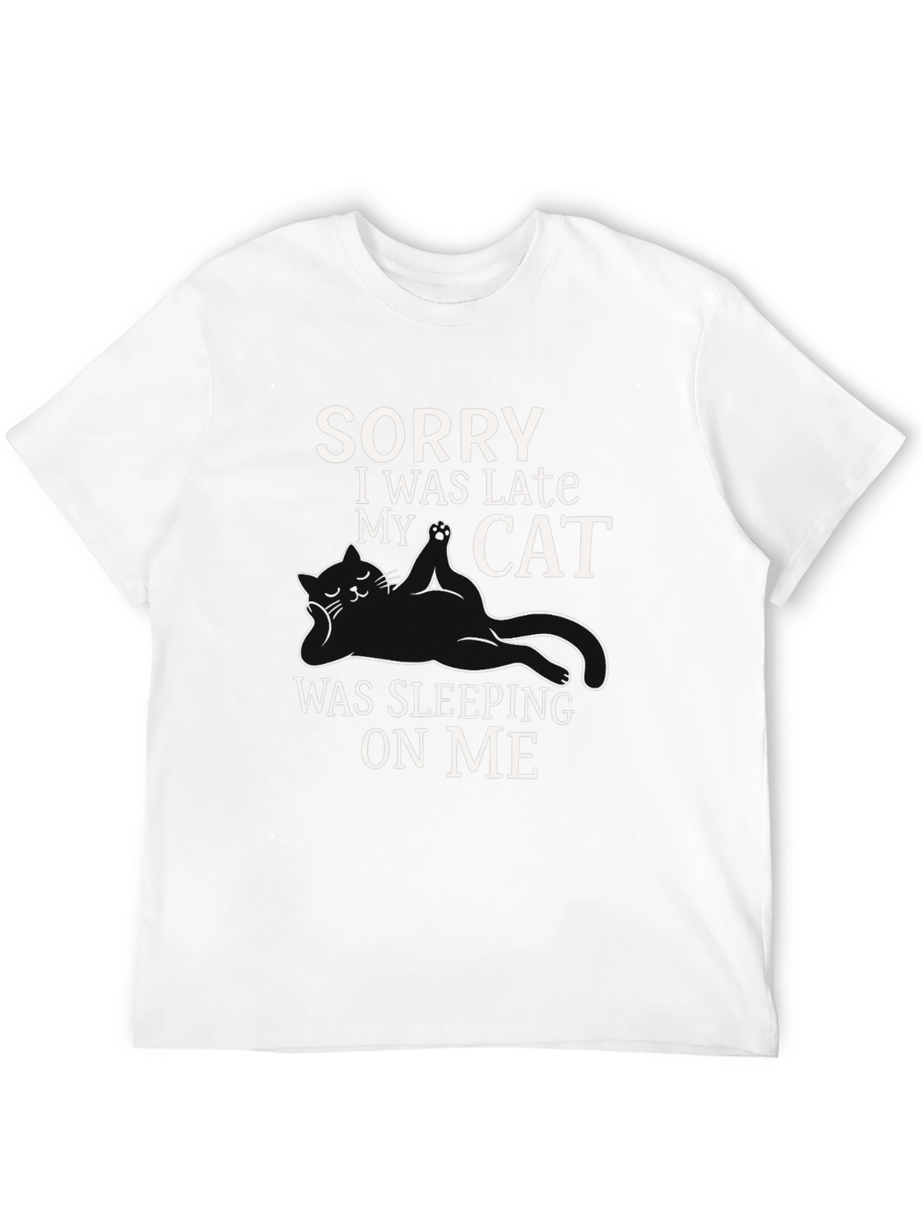 Sorry I Was Late Cat T-Shirt