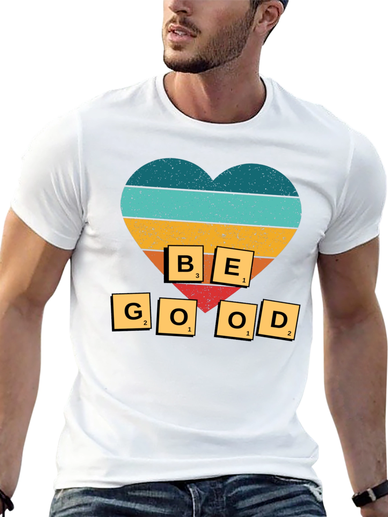 Be Good T-Shirt - Heart Design