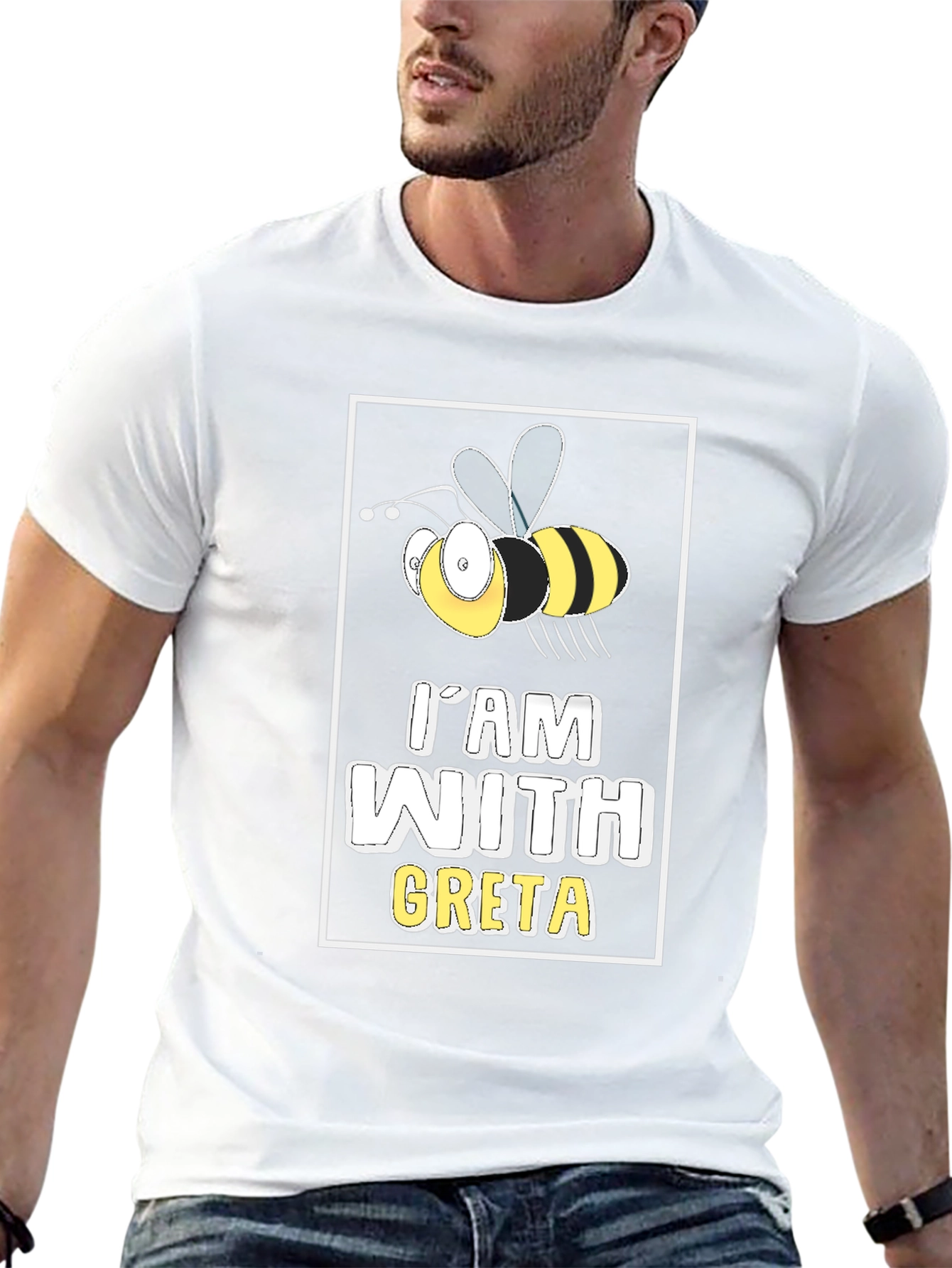I Am With Greta Graphic Tee