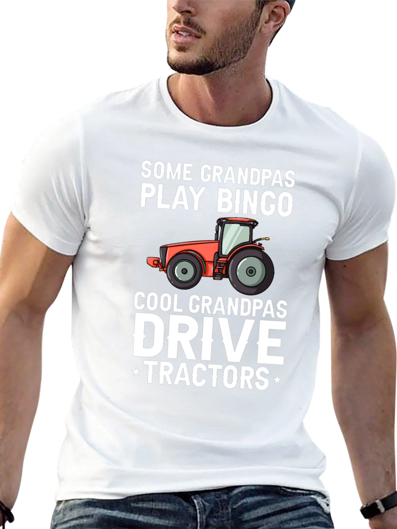 Cool Grandpas Drive Tractors T-Shirt