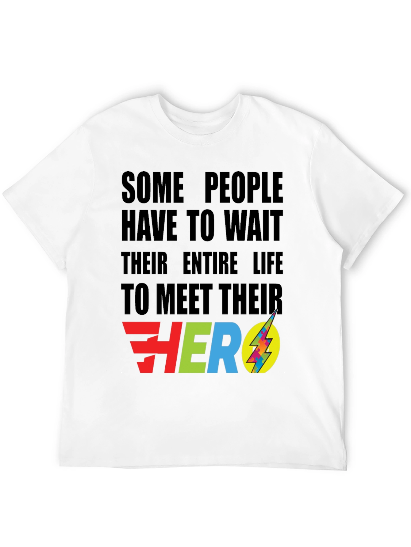 Meet Your Hero Black Graphic Tee
