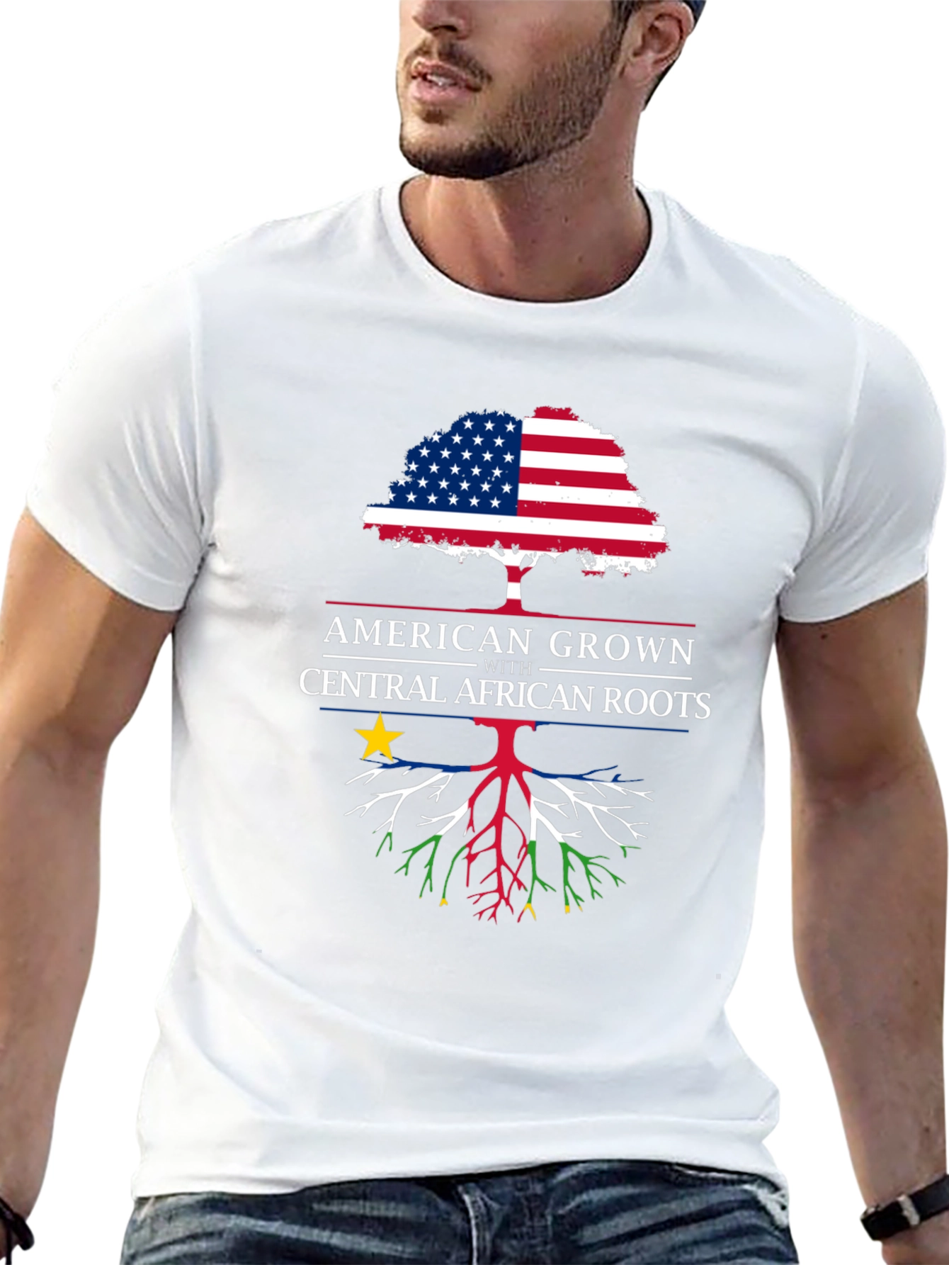 American Grown Central African Roots T-Shirt