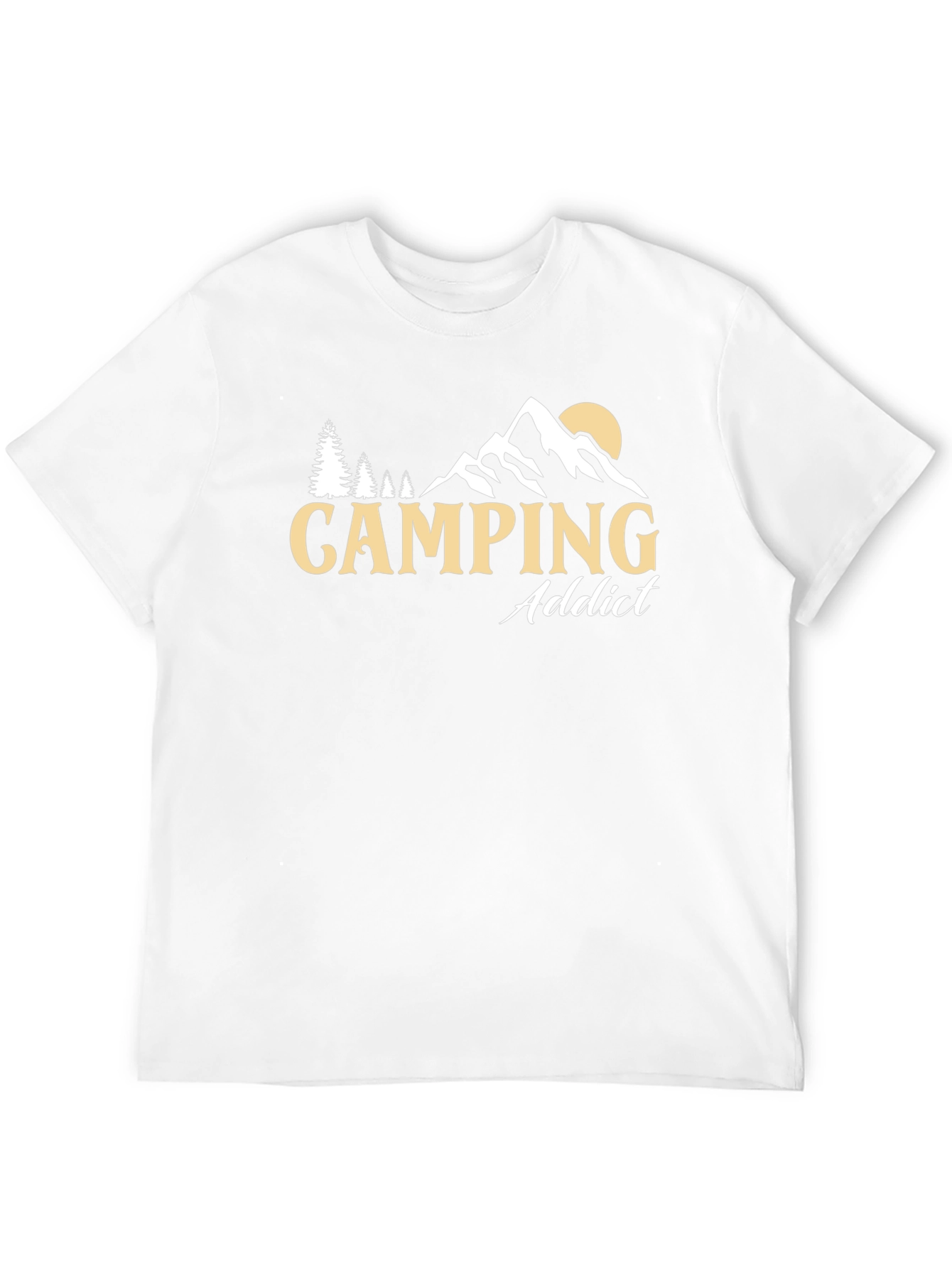 Camping Addict Graphic Tee - Black