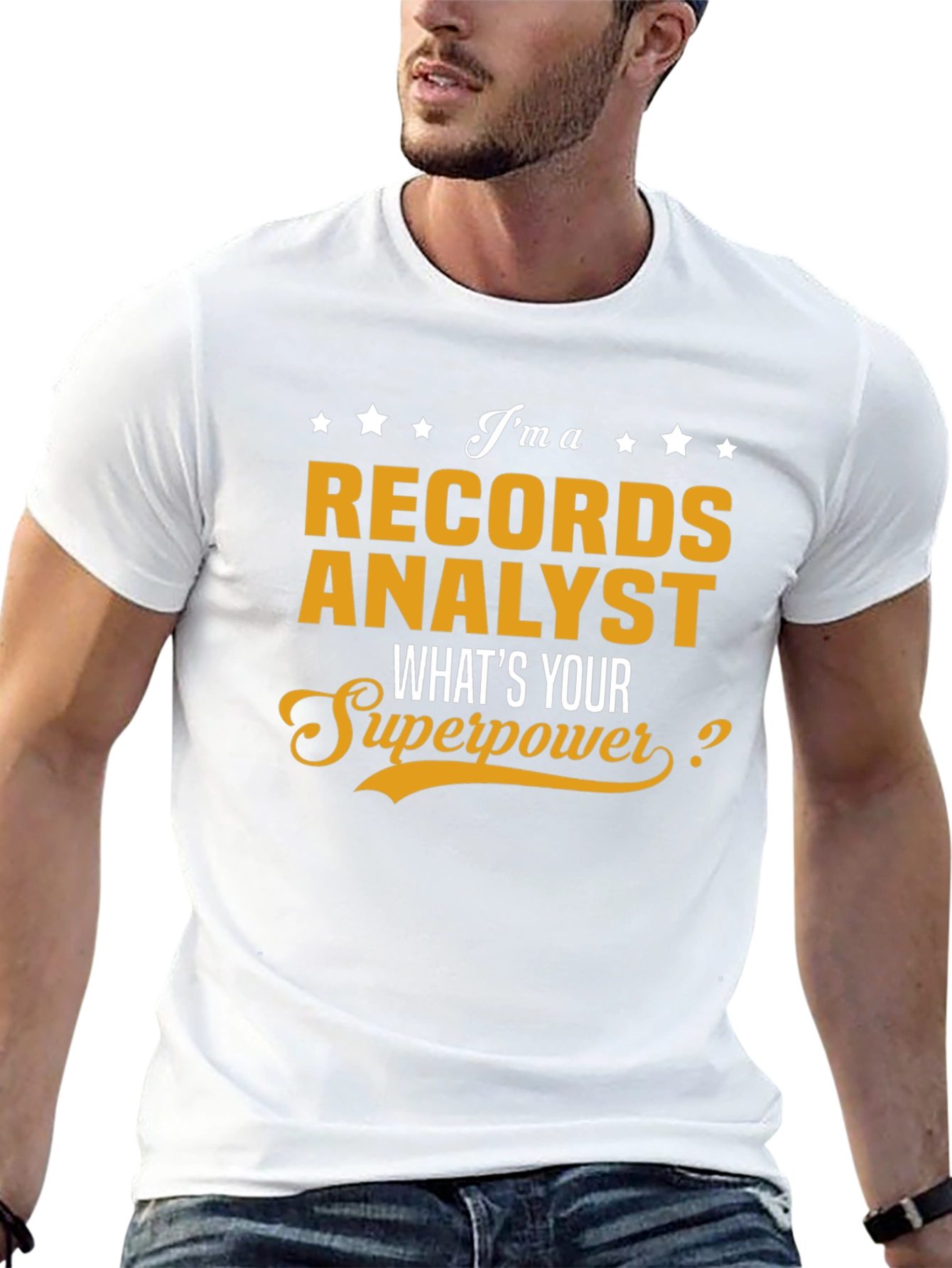 Records Analyst Superpower T-Shirt
