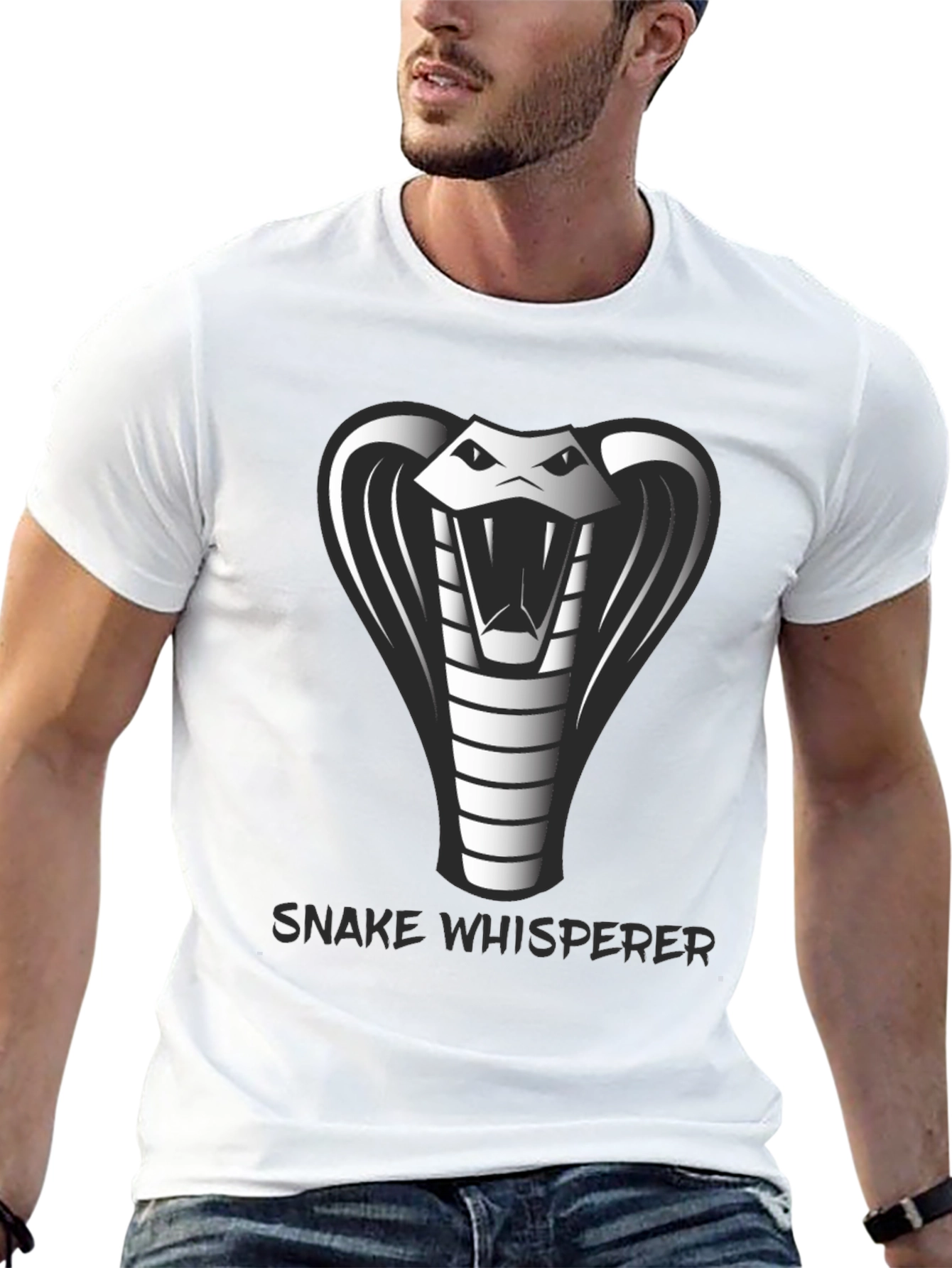 Snake Whisperer Black T-Shirt