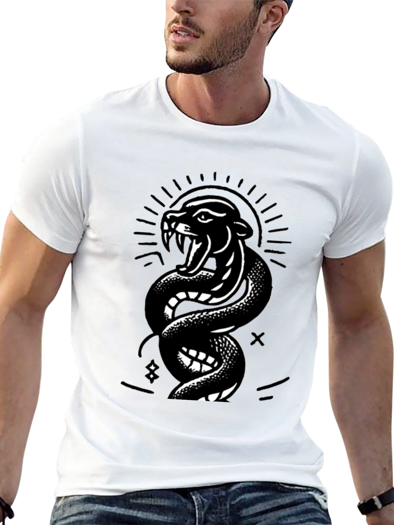 Black Panther Snake T-Shirt - Graphic Tee