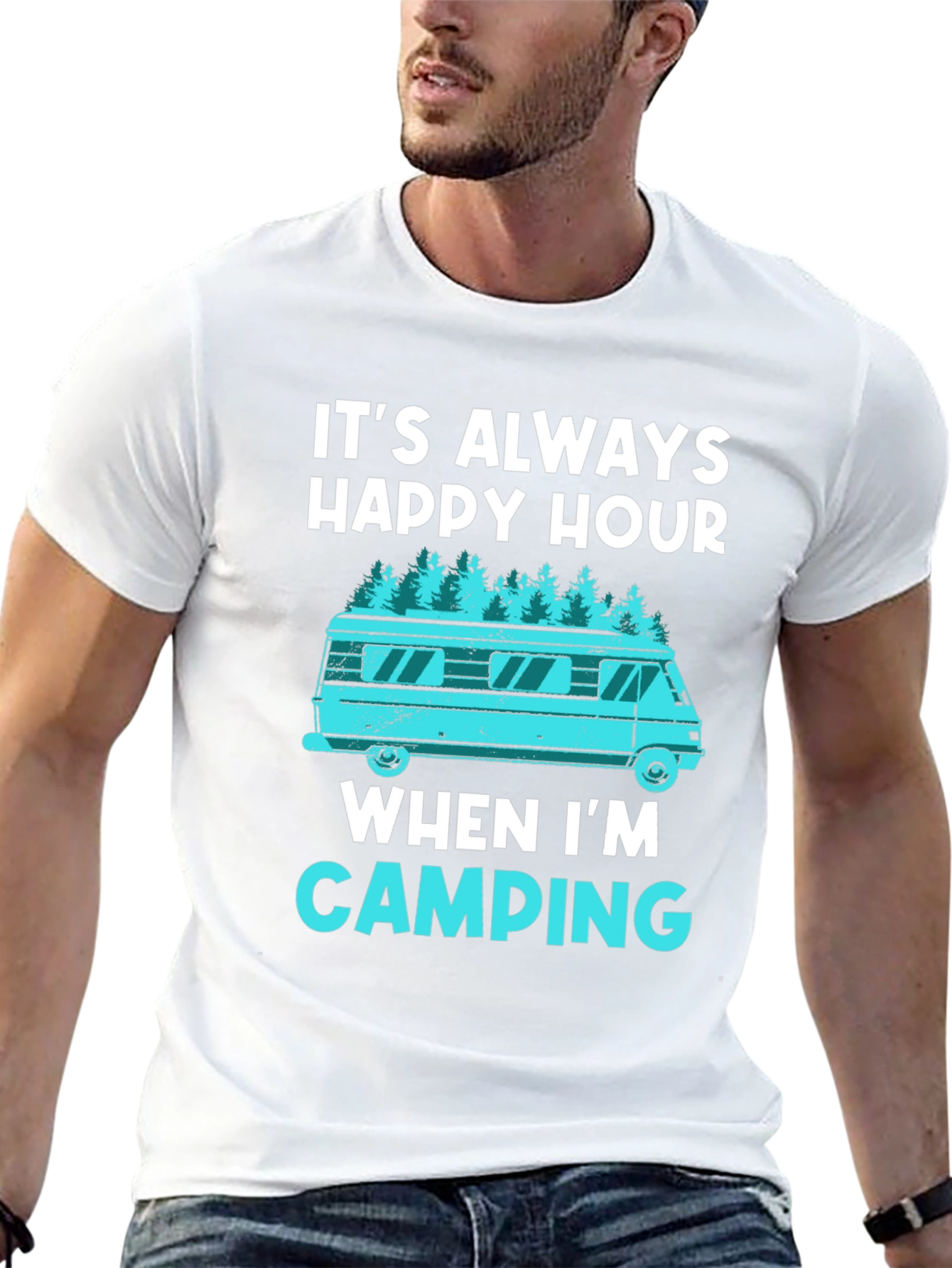 Happy Hour Camping T-Shirt