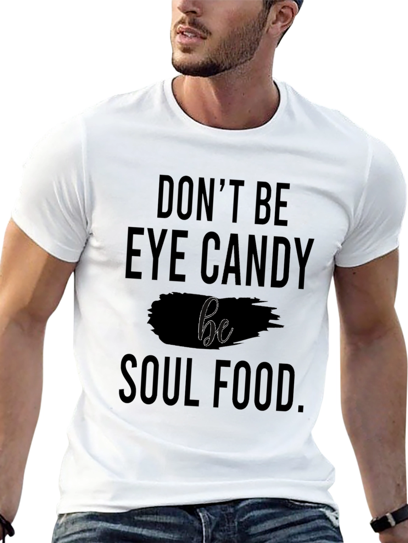 Soul Food Graphic Tee - Black T-Shirt