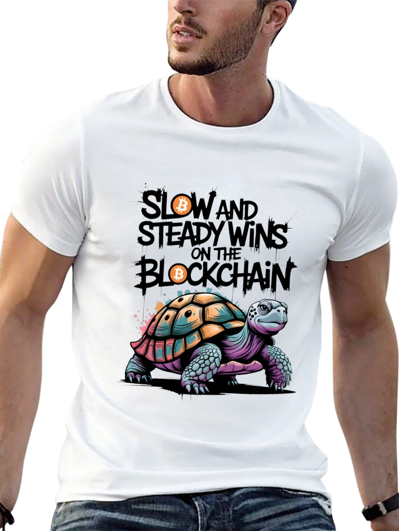 Slow and Steady Crypto Turtle T-Shirt