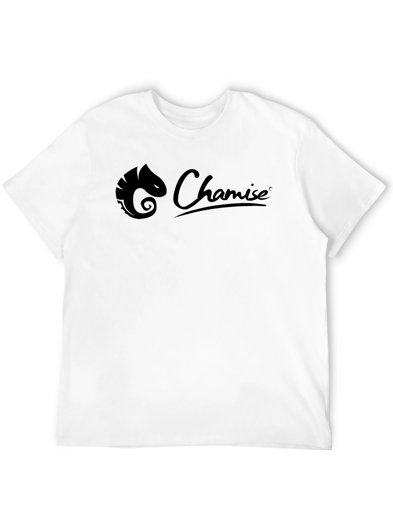 Black Chamise T-Shirt with Reptile Logo