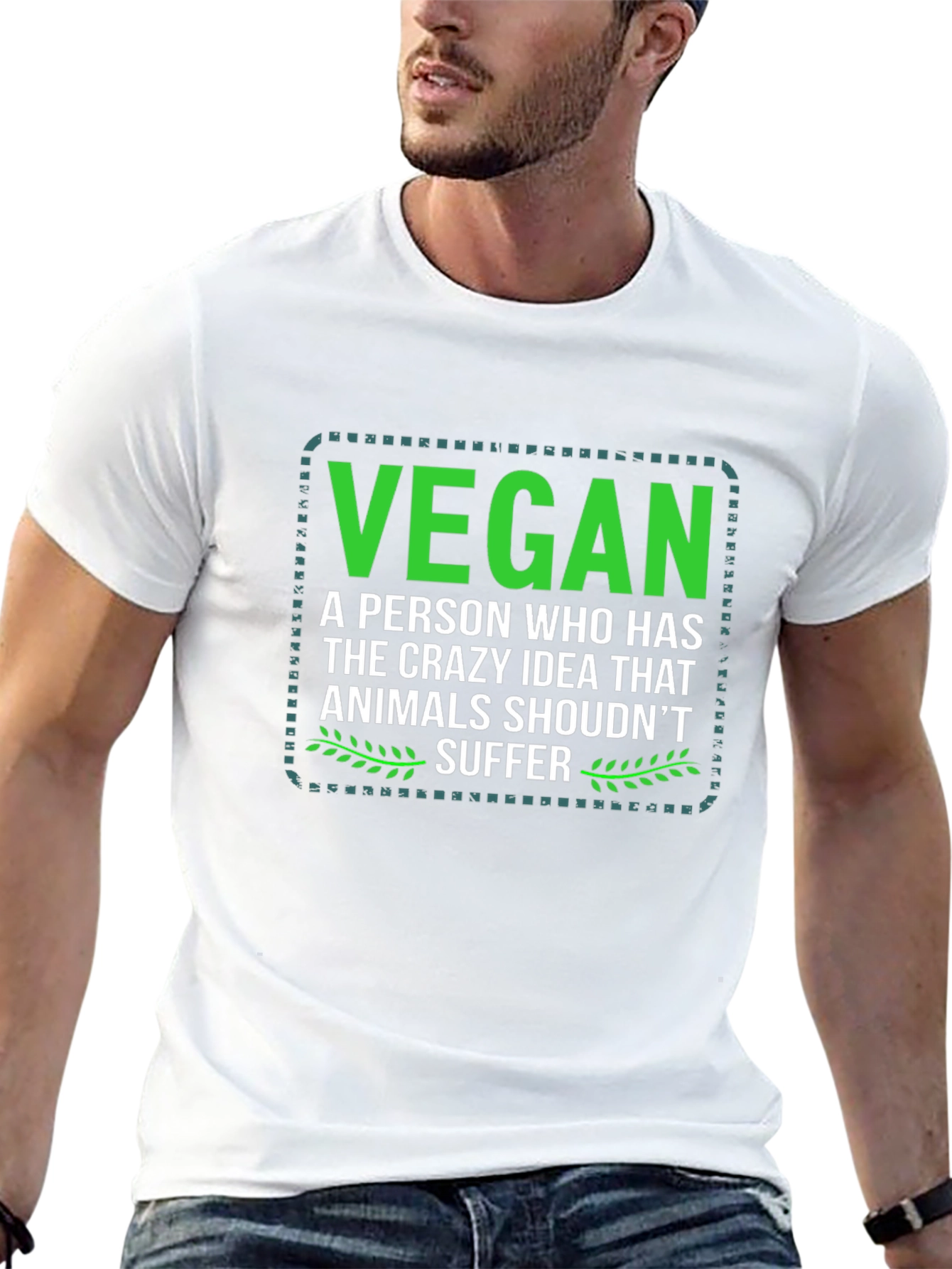 Vegan Statement Tee - Animals Shouldnt Suffer