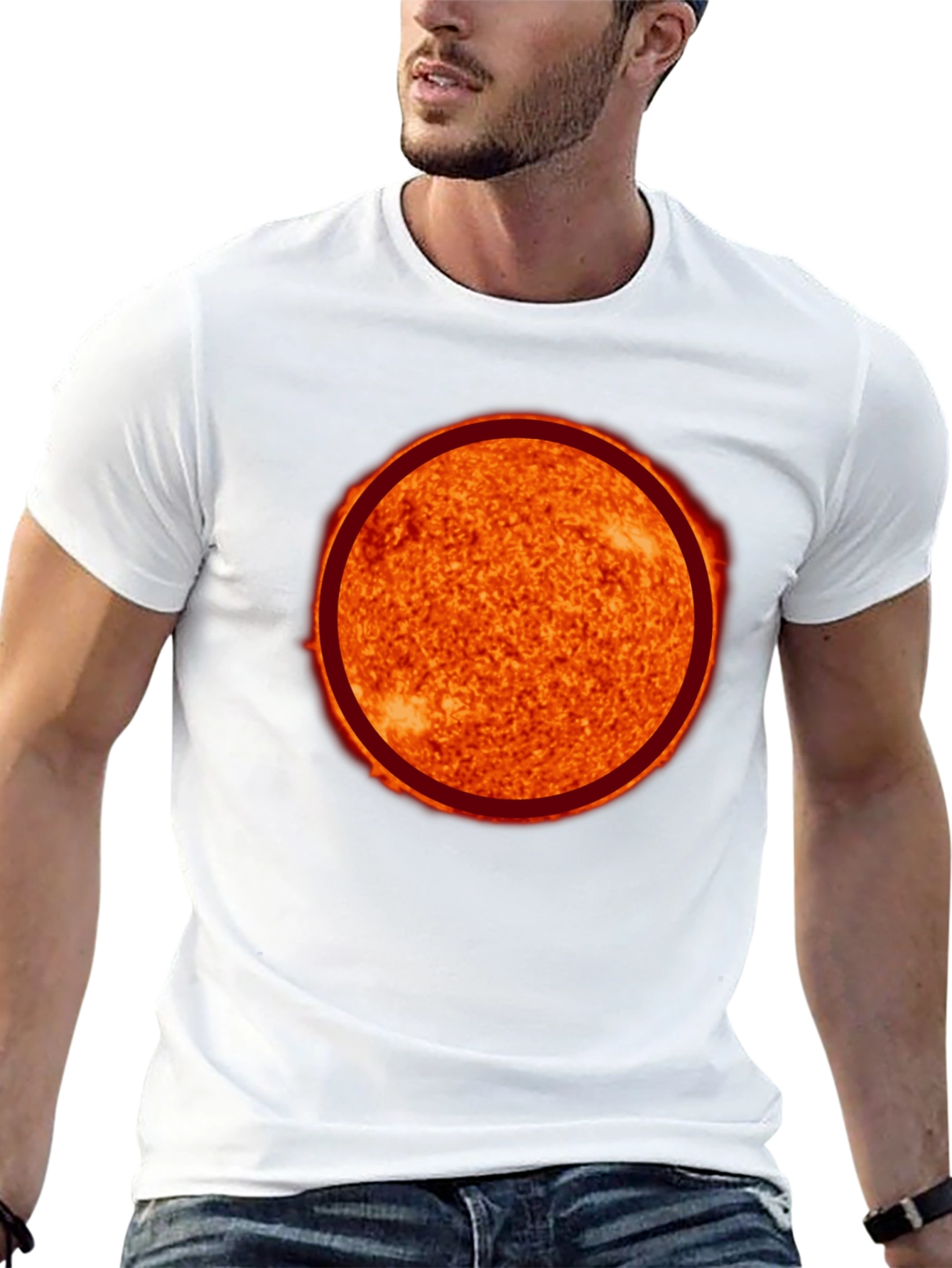 Sun Graphic Black T-Shirt