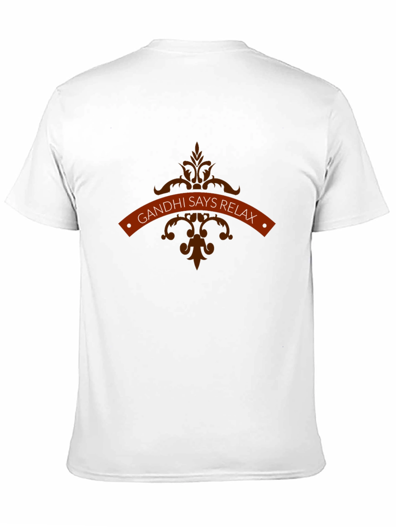 Gandhi Says Relax T-Shirt - Casual Comfort