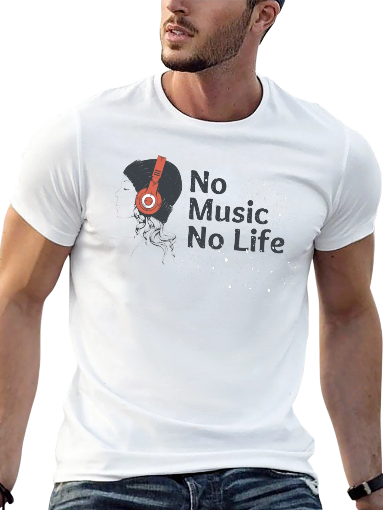 No Music No Life Graphic Tee