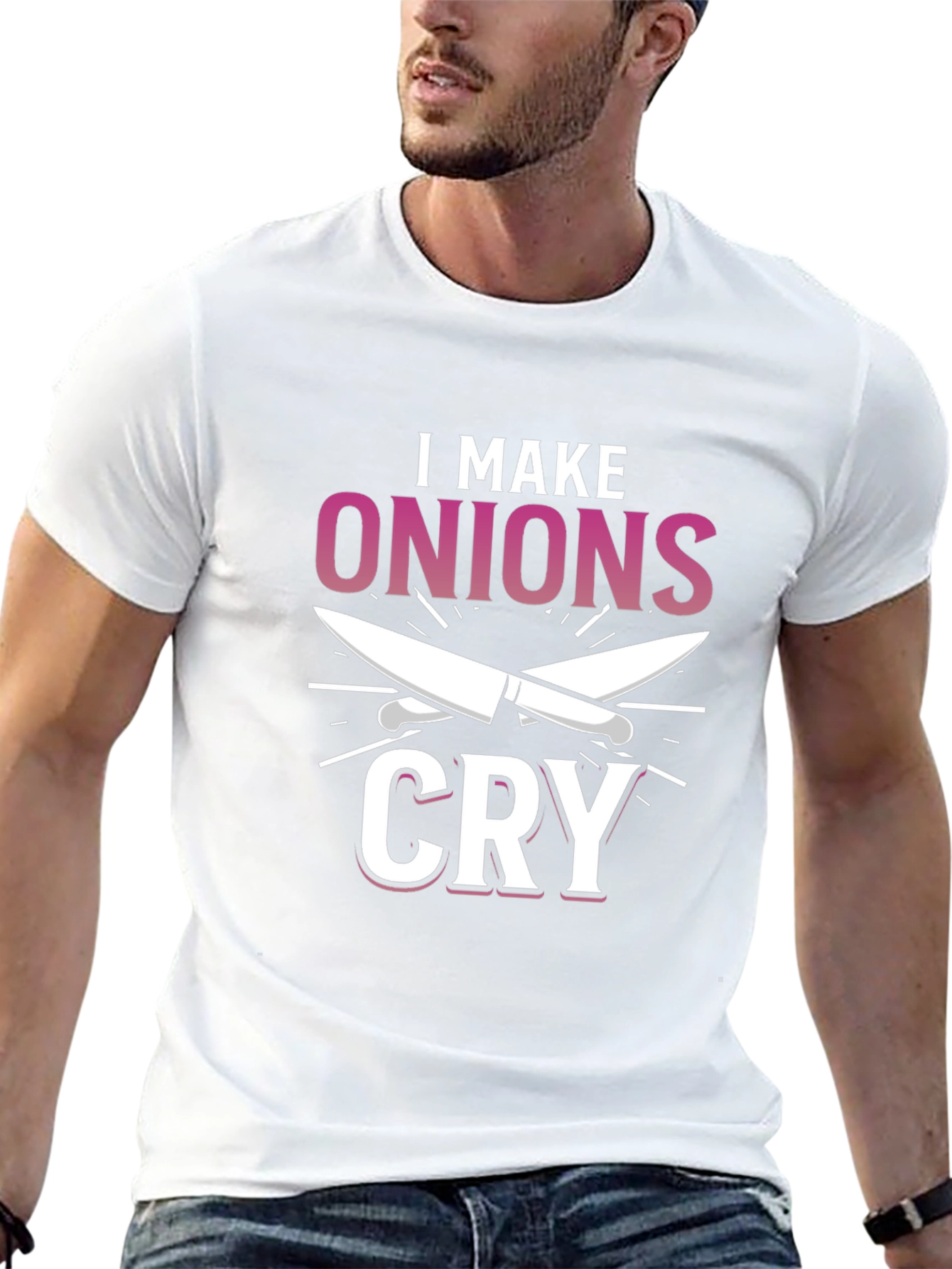 I Make Onions Cry T-Shirt Chef Humor Tee