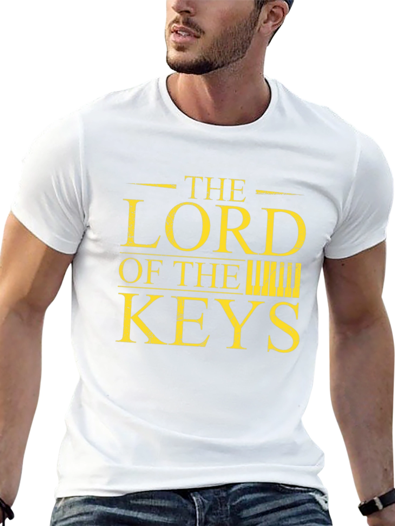 The Lord of the Keys Black Graphic T-Shirt