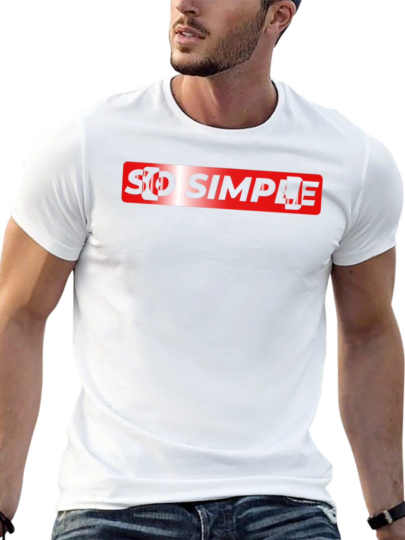 So Simple Graphic Tee - Cool Casual Style