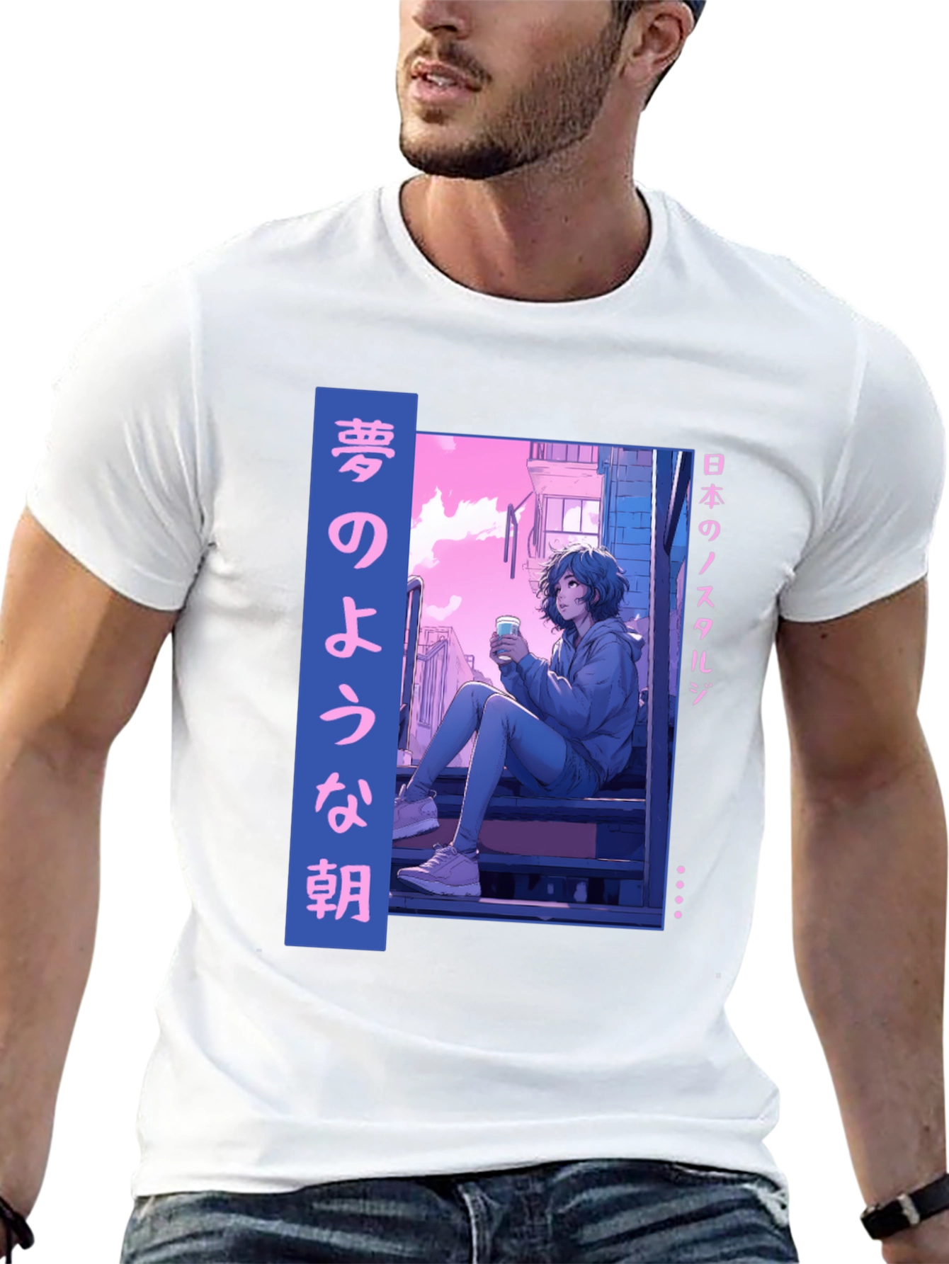 Anime Nostalgia T-Shirt - Relaxed Aesthetic Streetwear