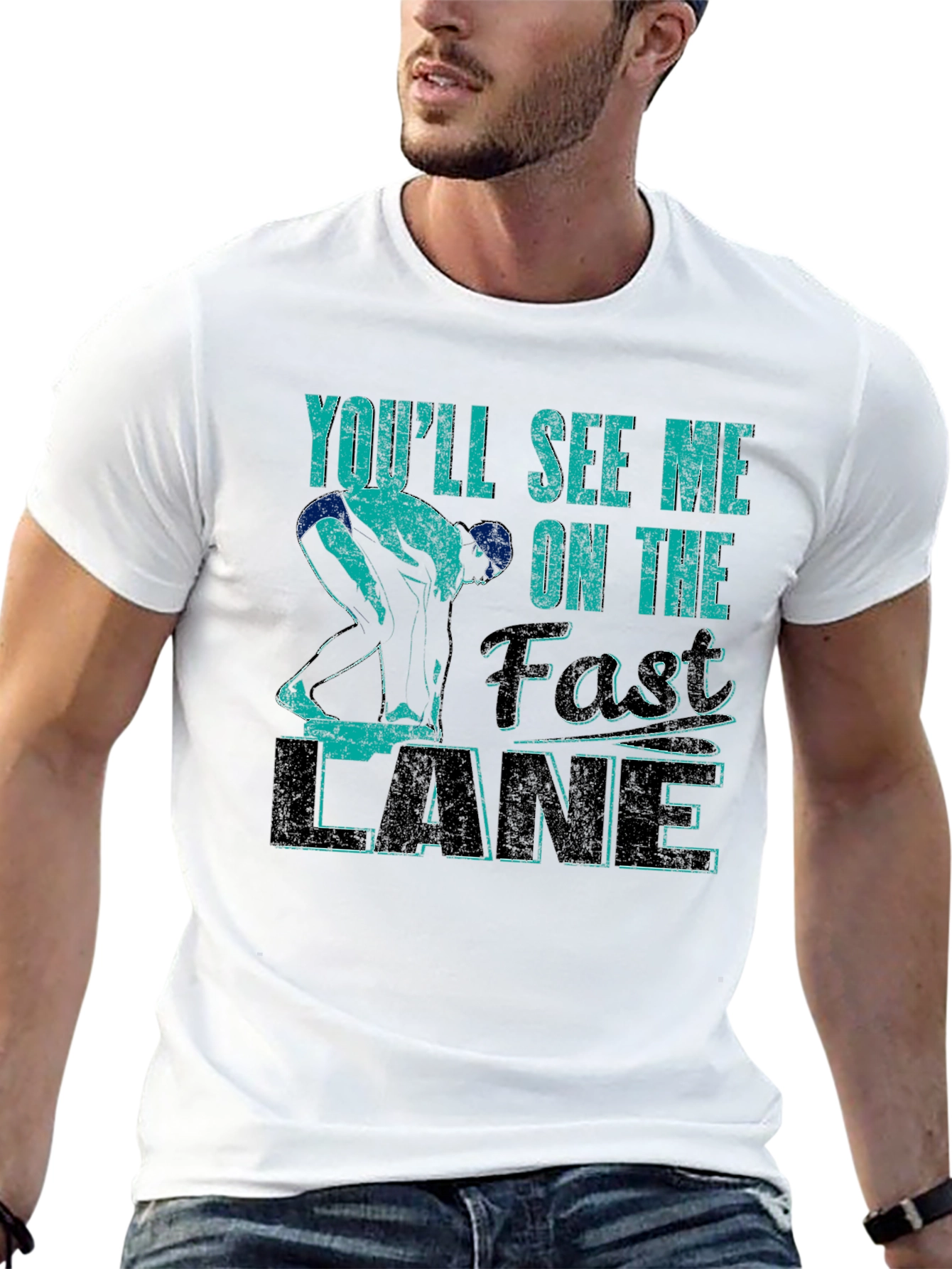 Swimmers Fast Lane T-Shirt