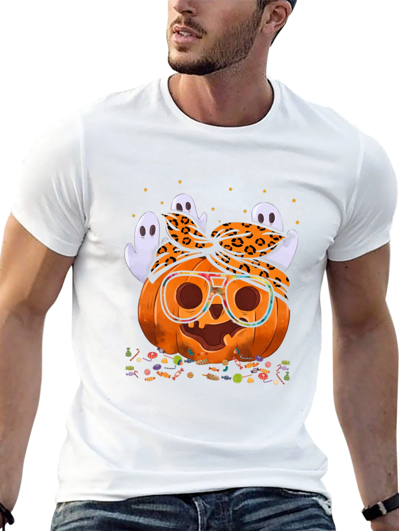 Halloween Pumpkin Ghosts T-Shirt