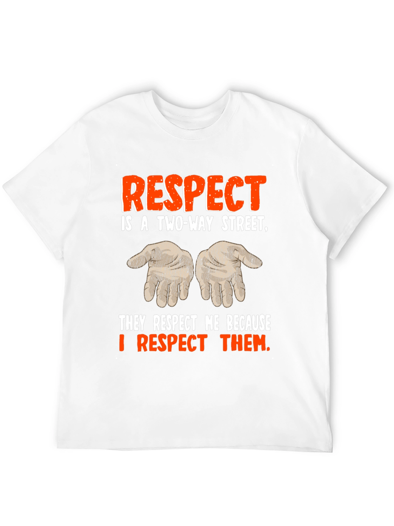 Respect Two-Way Street Graphic T-Shirt