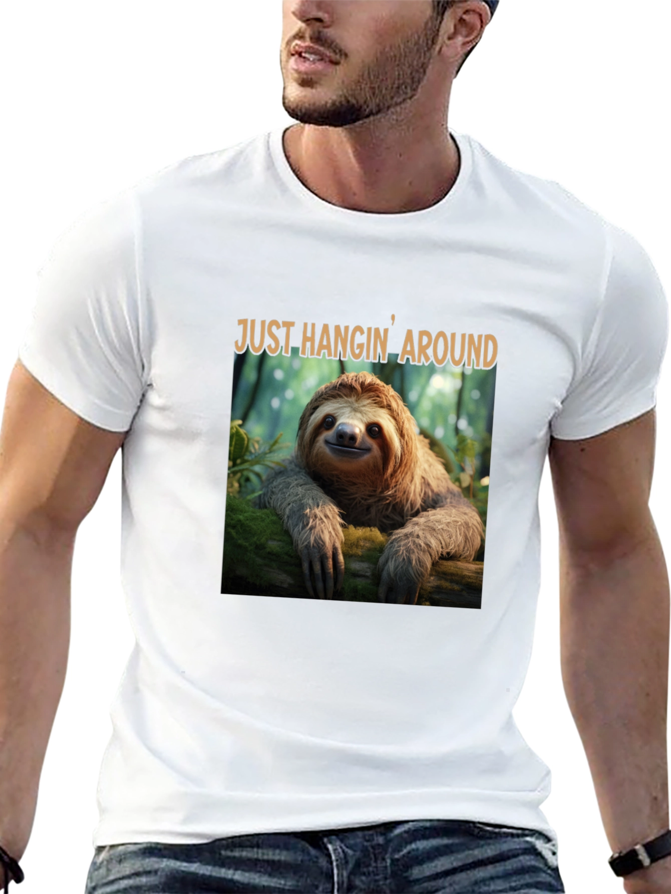 Just Hangin Around Sloth T-Shirt