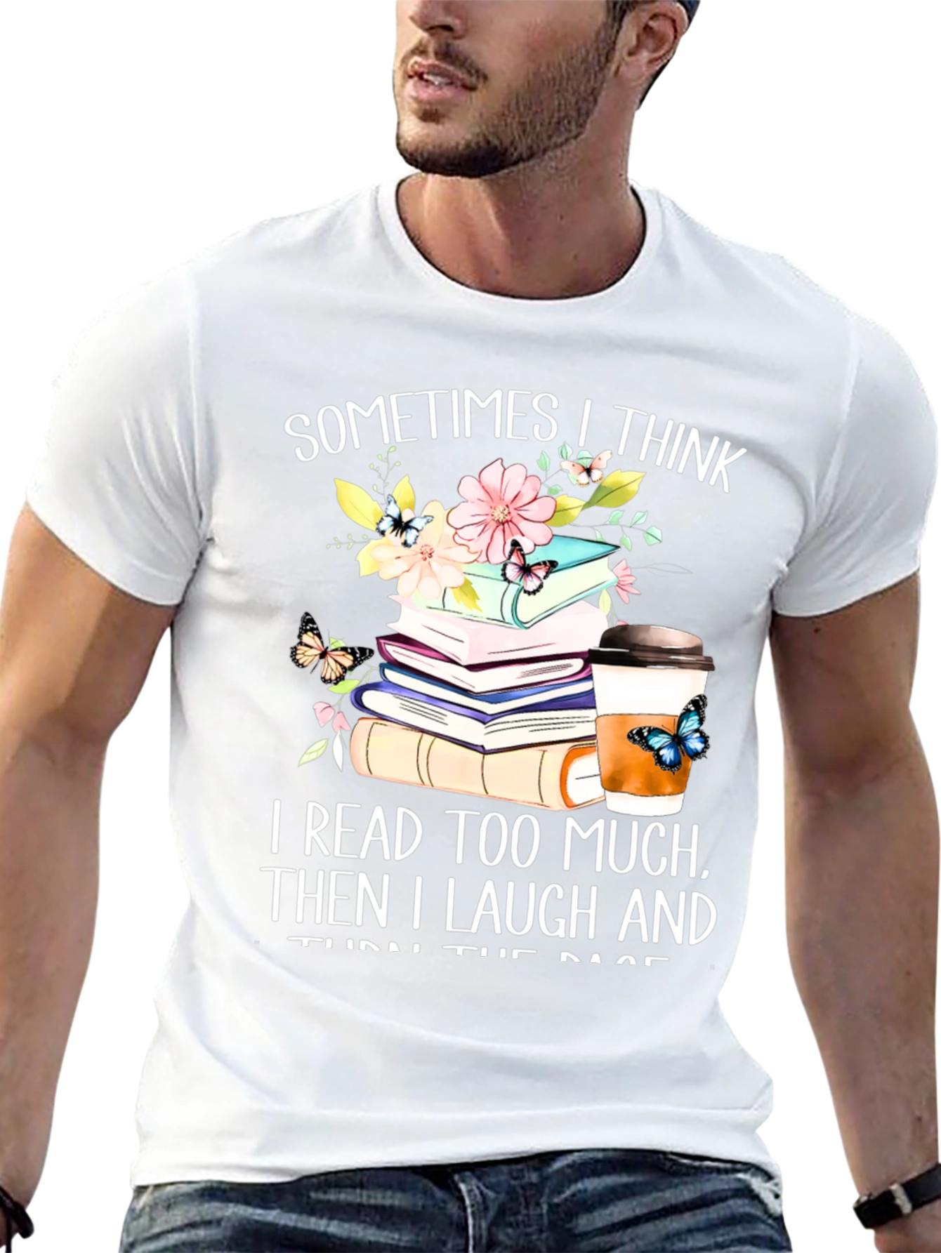Book Lovers Tee: I Read Too Much