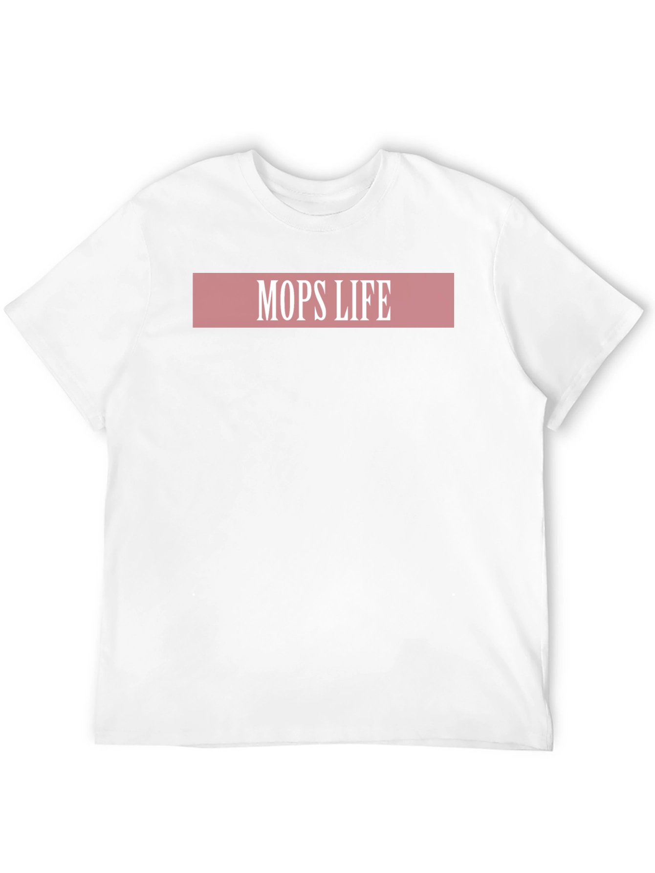 MOPS LIFE Graphic Tee - Stylish Black T-Shirt